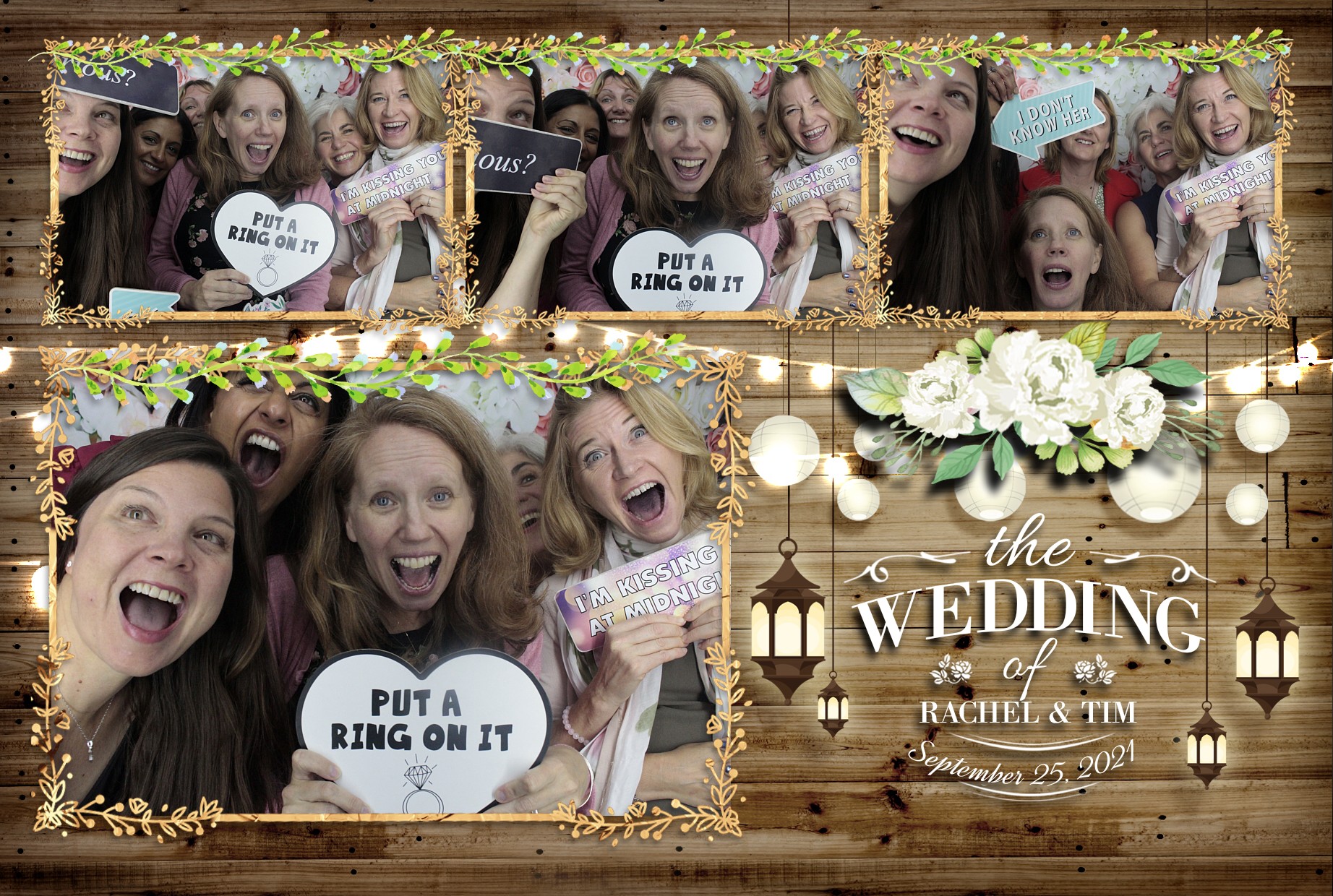 Tim and Rachel's Wedding  | View more photos from the event at gallery.myphotoboothexperience.co.uk/u/MyPhotoBoothExperienceLtd/Tim-and-Rachels-Wedding