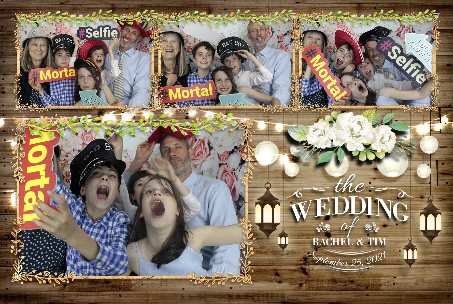 Tim and Rachel's Wedding  | View more photos from the event at gallery.myphotoboothexperience.co.uk/u/MyPhotoBoothExperienceLtd/Tim-and-Rachels-Wedding