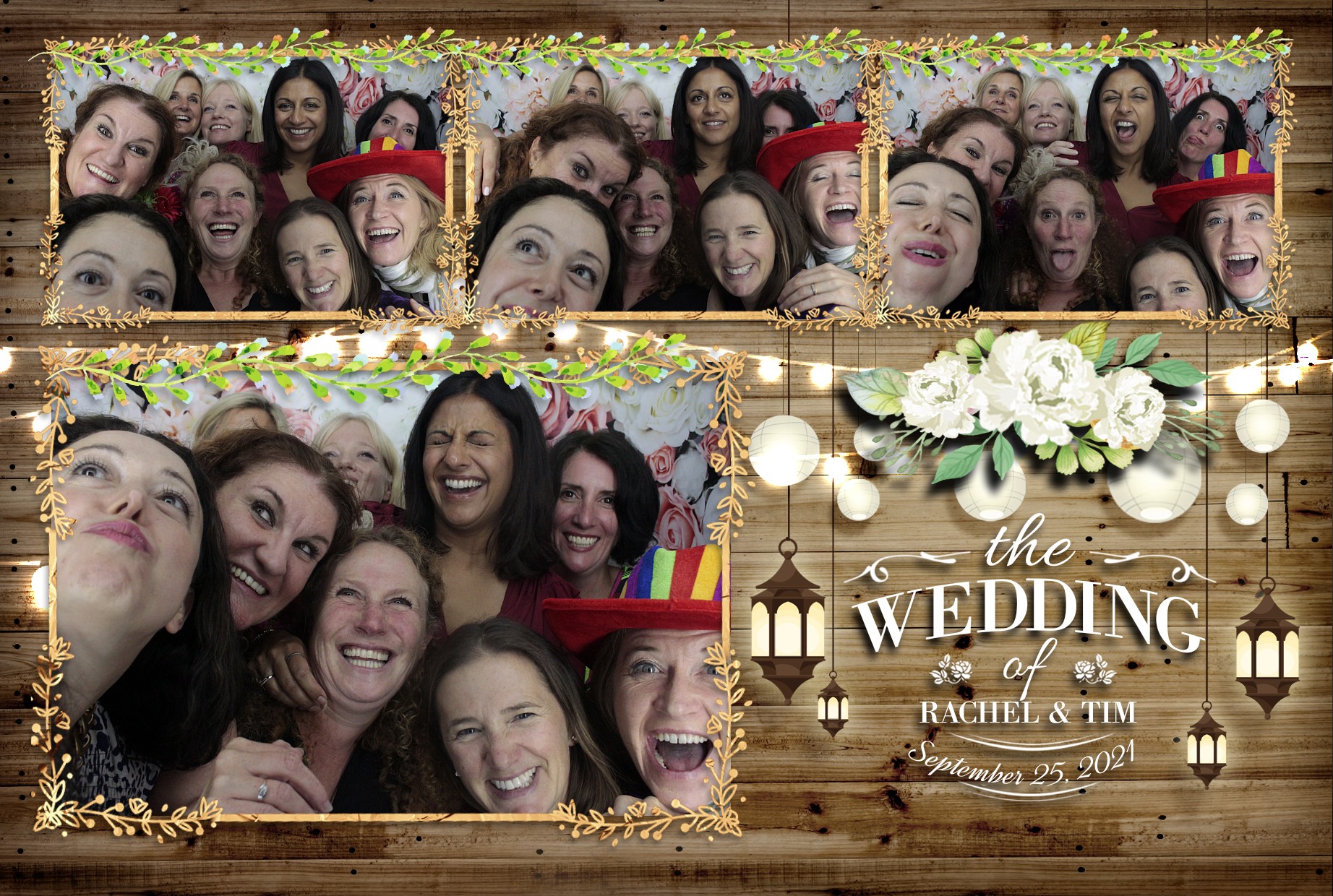 Tim and Rachel's Wedding  | View more photos from the event at gallery.myphotoboothexperience.co.uk/u/MyPhotoBoothExperienceLtd/Tim-and-Rachels-Wedding