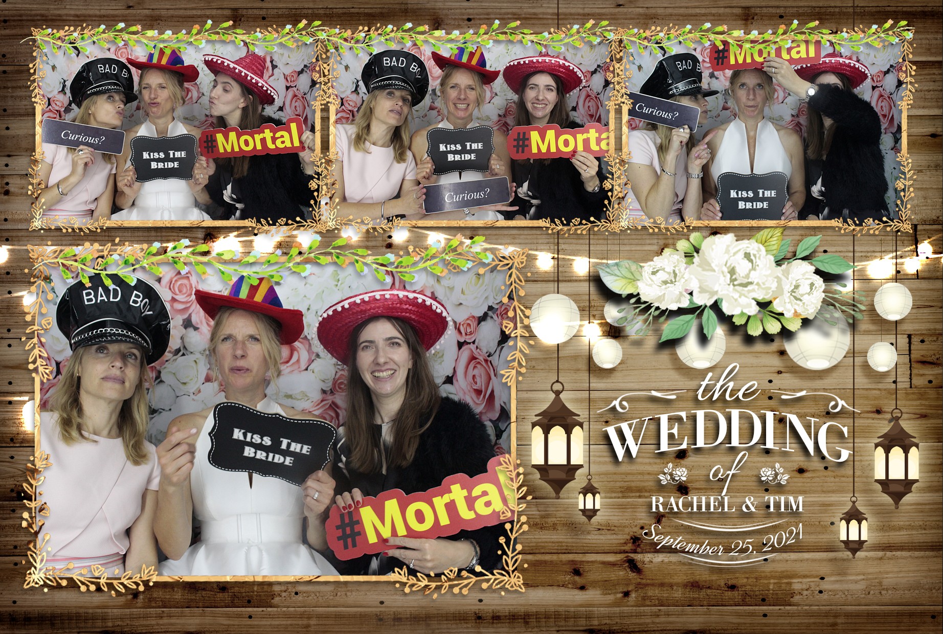 Tim and Rachel's Wedding  | View more photos from the event at gallery.myphotoboothexperience.co.uk/u/MyPhotoBoothExperienceLtd/Tim-and-Rachels-Wedding