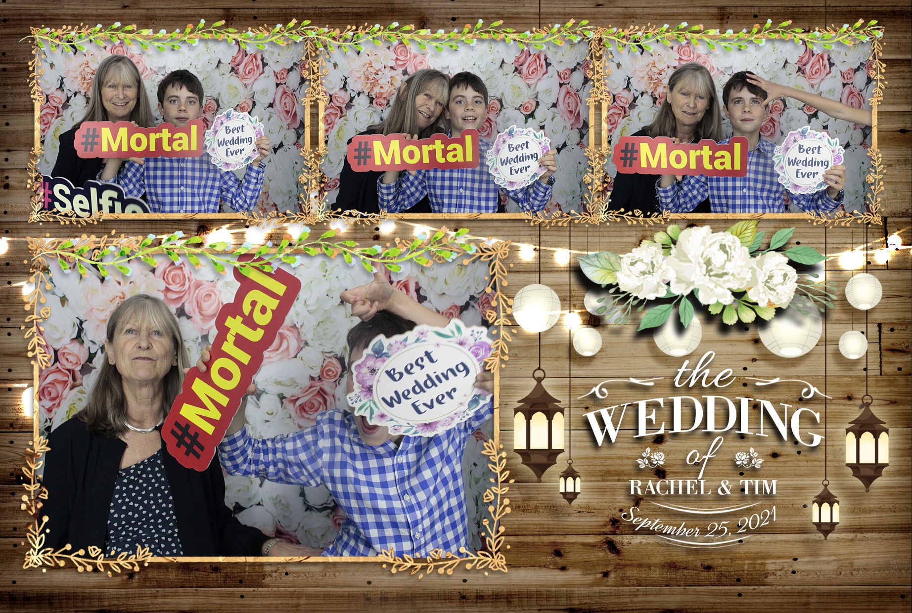 Tim and Rachel's Wedding  | View more photos from the event at gallery.myphotoboothexperience.co.uk/u/MyPhotoBoothExperienceLtd/Tim-and-Rachels-Wedding