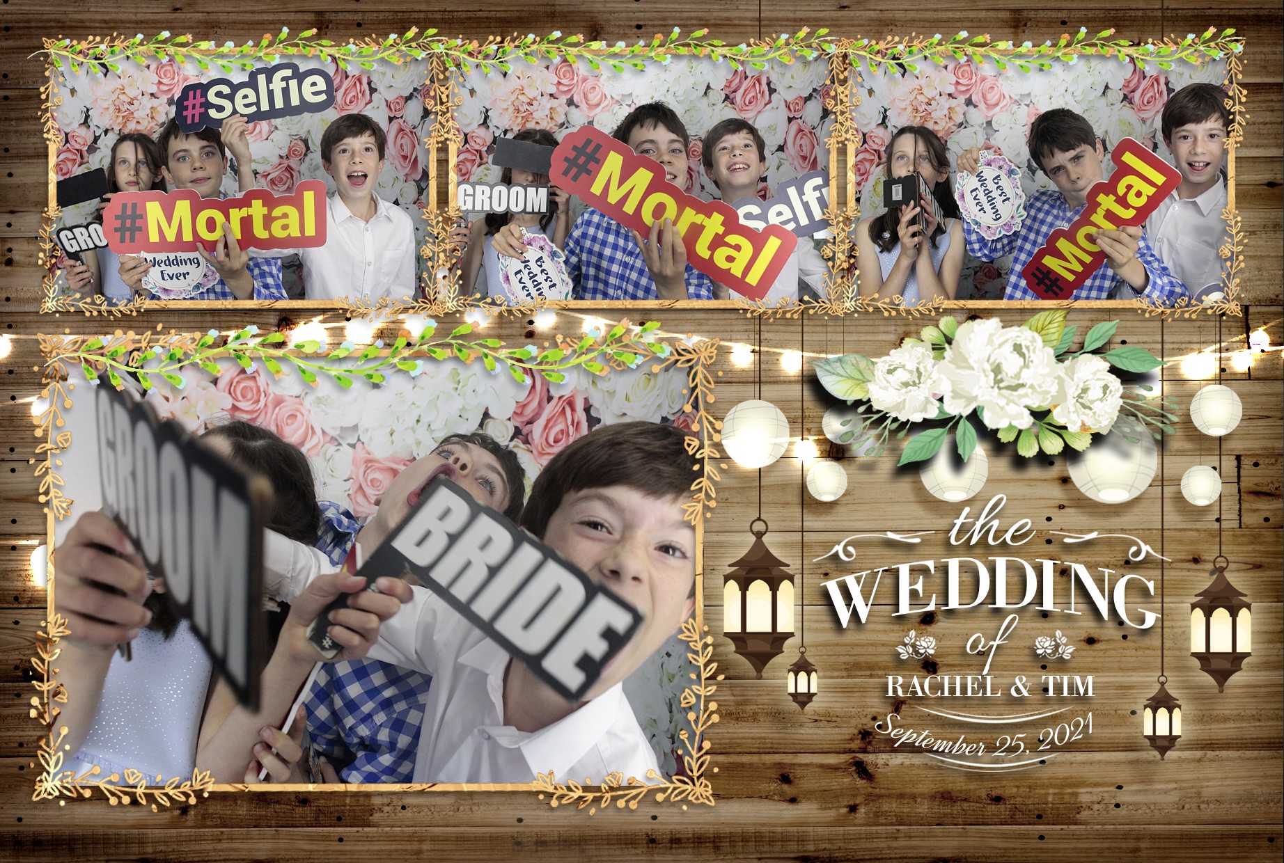 Tim and Rachel's Wedding  | View more photos from the event at gallery.myphotoboothexperience.co.uk/u/MyPhotoBoothExperienceLtd/Tim-and-Rachels-Wedding