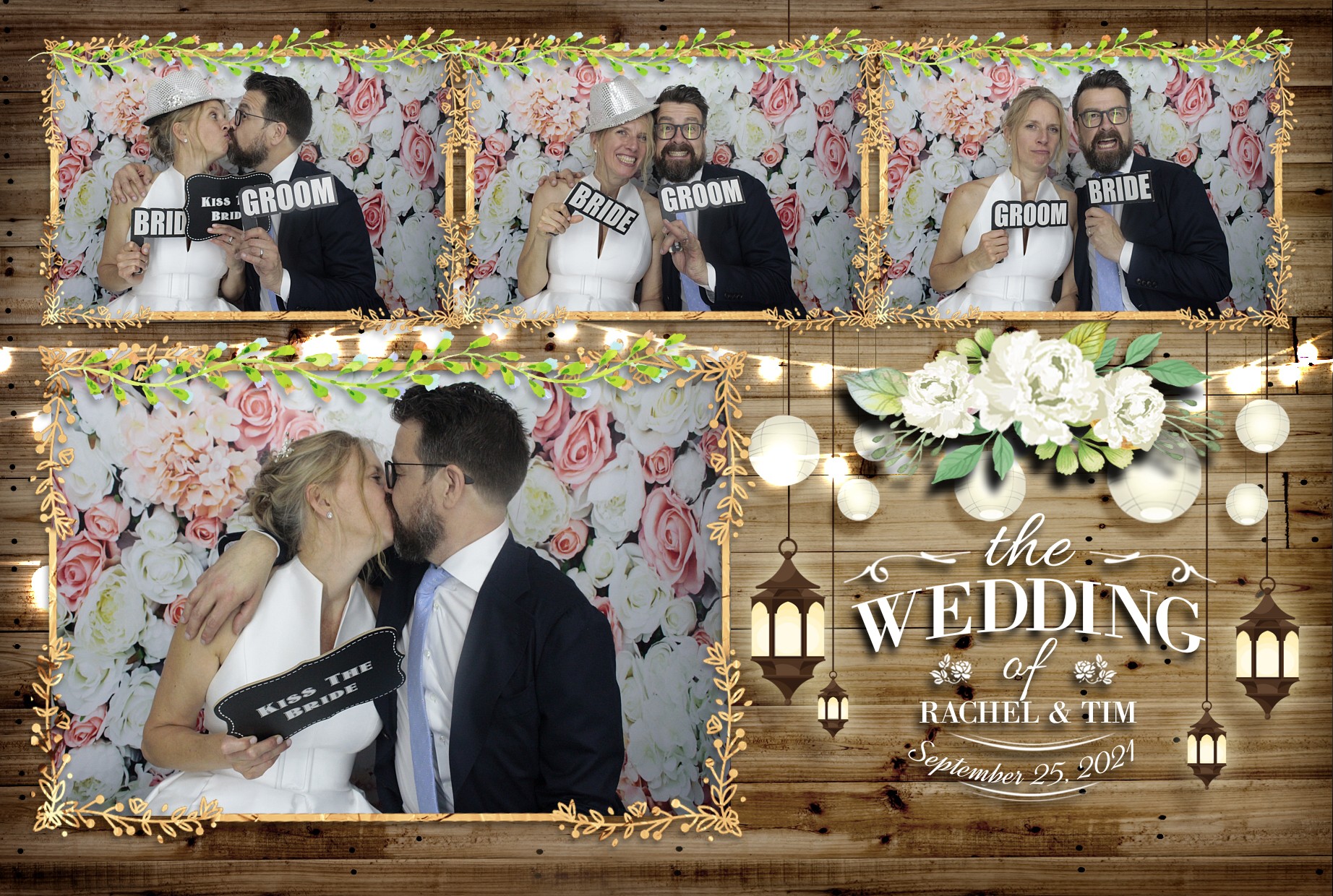 Tim and Rachel's Wedding  | View more photos from the event at gallery.myphotoboothexperience.co.uk/u/MyPhotoBoothExperienceLtd/Tim-and-Rachels-Wedding
