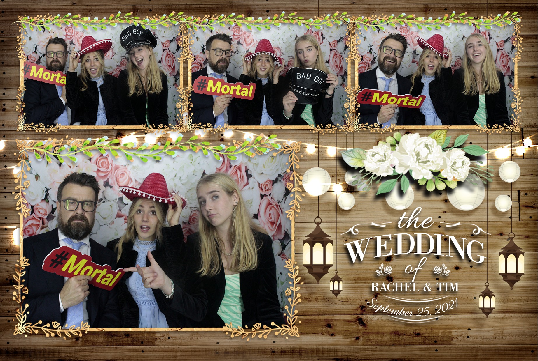 Tim and Rachel's Wedding  | View more photos from the event at gallery.myphotoboothexperience.co.uk/u/MyPhotoBoothExperienceLtd/Tim-and-Rachels-Wedding