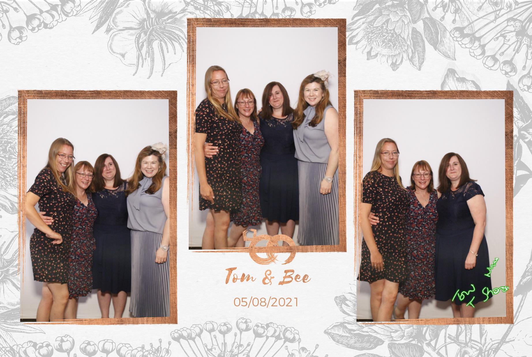 Tom and Bee's Wedding  | View more photos from the event at gallery.myphotoboothexperience.co.uk/u/MyPhotoBoothExperienceLtd/Tom-and-Bees-Wedding