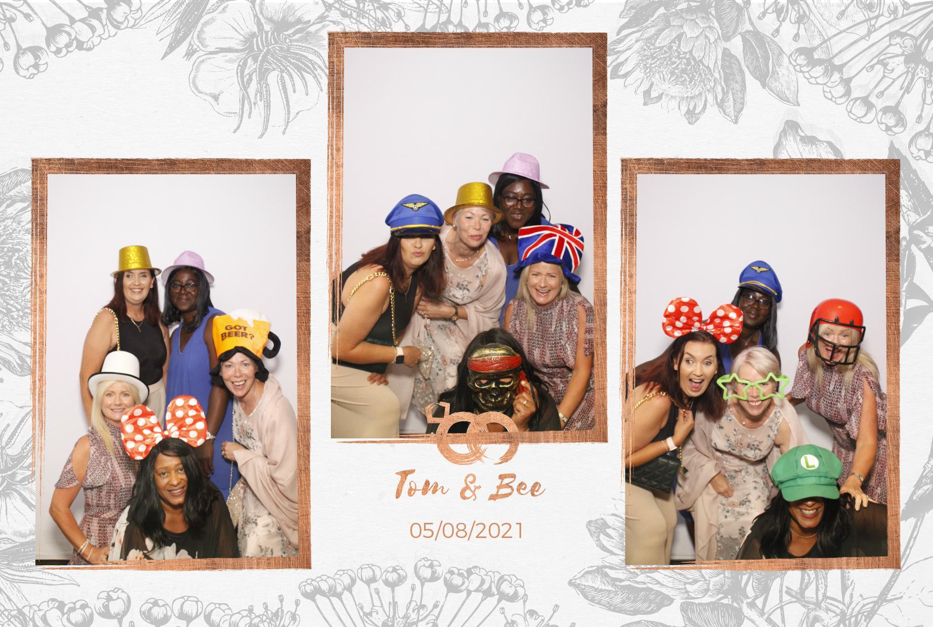 Tom and Bee's Wedding  | View more photos from the event at gallery.myphotoboothexperience.co.uk/u/MyPhotoBoothExperienceLtd/Tom-and-Bees-Wedding