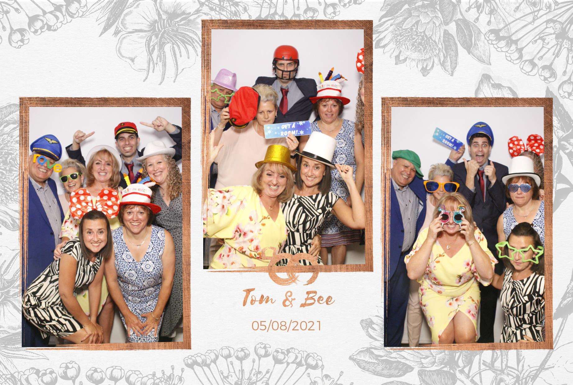 Tom and Bee's Wedding  | View more photos from the event at gallery.myphotoboothexperience.co.uk/u/MyPhotoBoothExperienceLtd/Tom-and-Bees-Wedding
