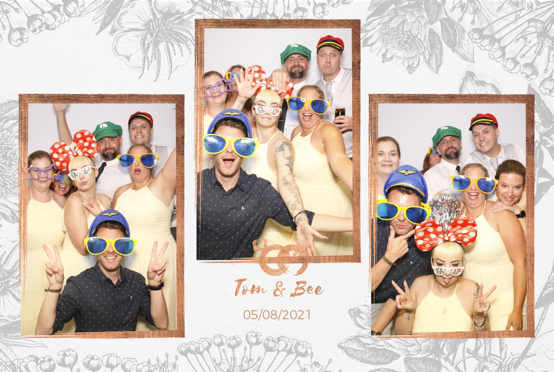 Tom and Bee's Wedding  | View more photos from the event at gallery.myphotoboothexperience.co.uk/u/MyPhotoBoothExperienceLtd/Tom-and-Bees-Wedding
