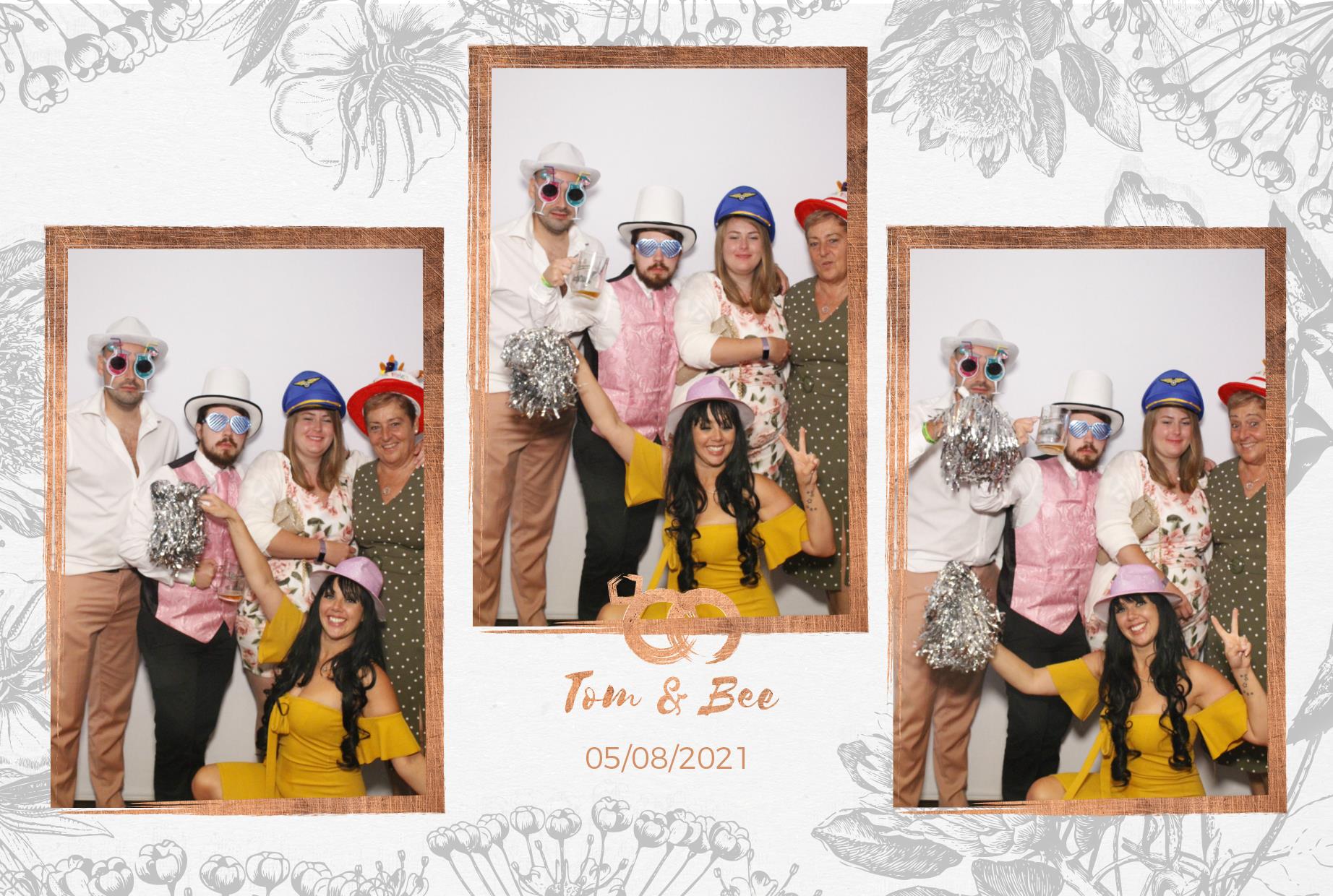 Tom and Bee's Wedding  | View more photos from the event at gallery.myphotoboothexperience.co.uk/u/MyPhotoBoothExperienceLtd/Tom-and-Bees-Wedding