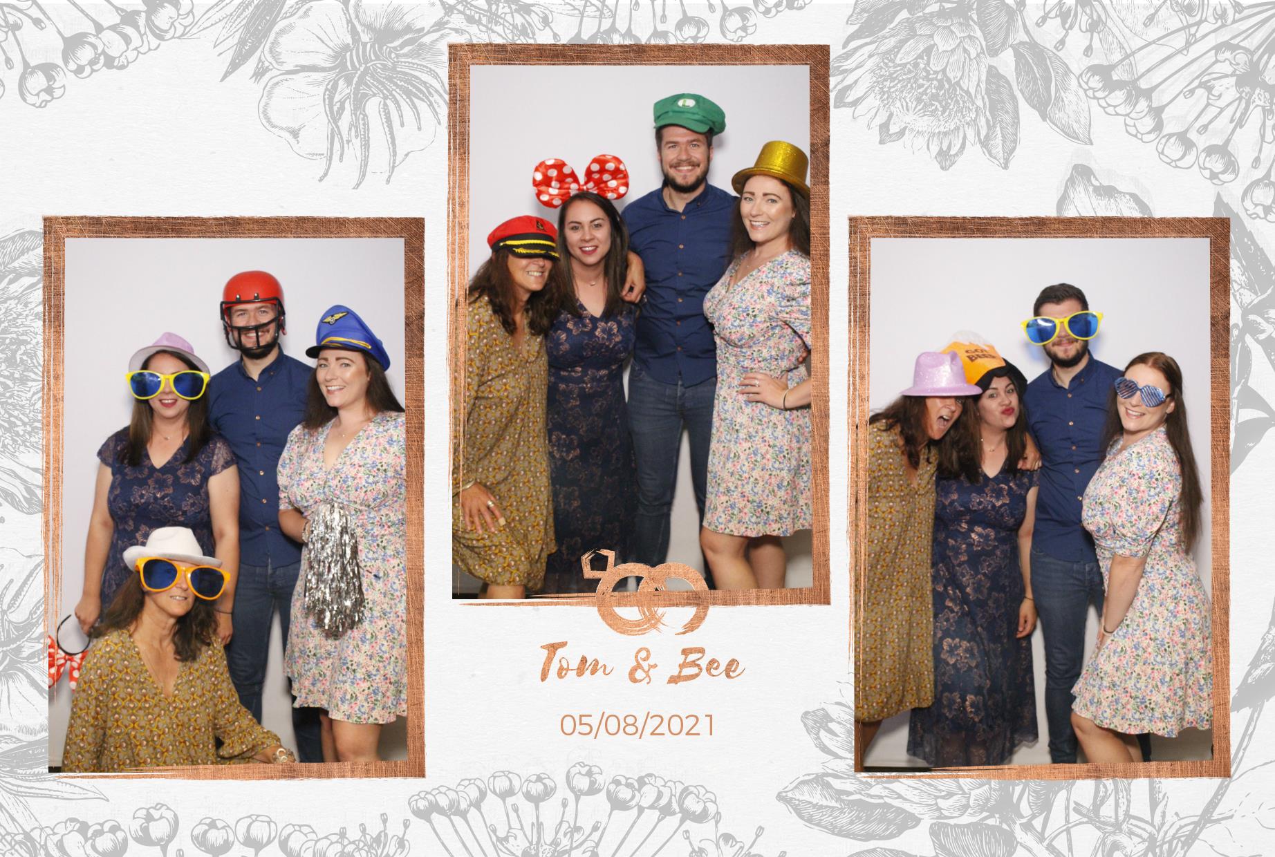 Tom and Bee's Wedding  | View more photos from the event at gallery.myphotoboothexperience.co.uk/u/MyPhotoBoothExperienceLtd/Tom-and-Bees-Wedding
