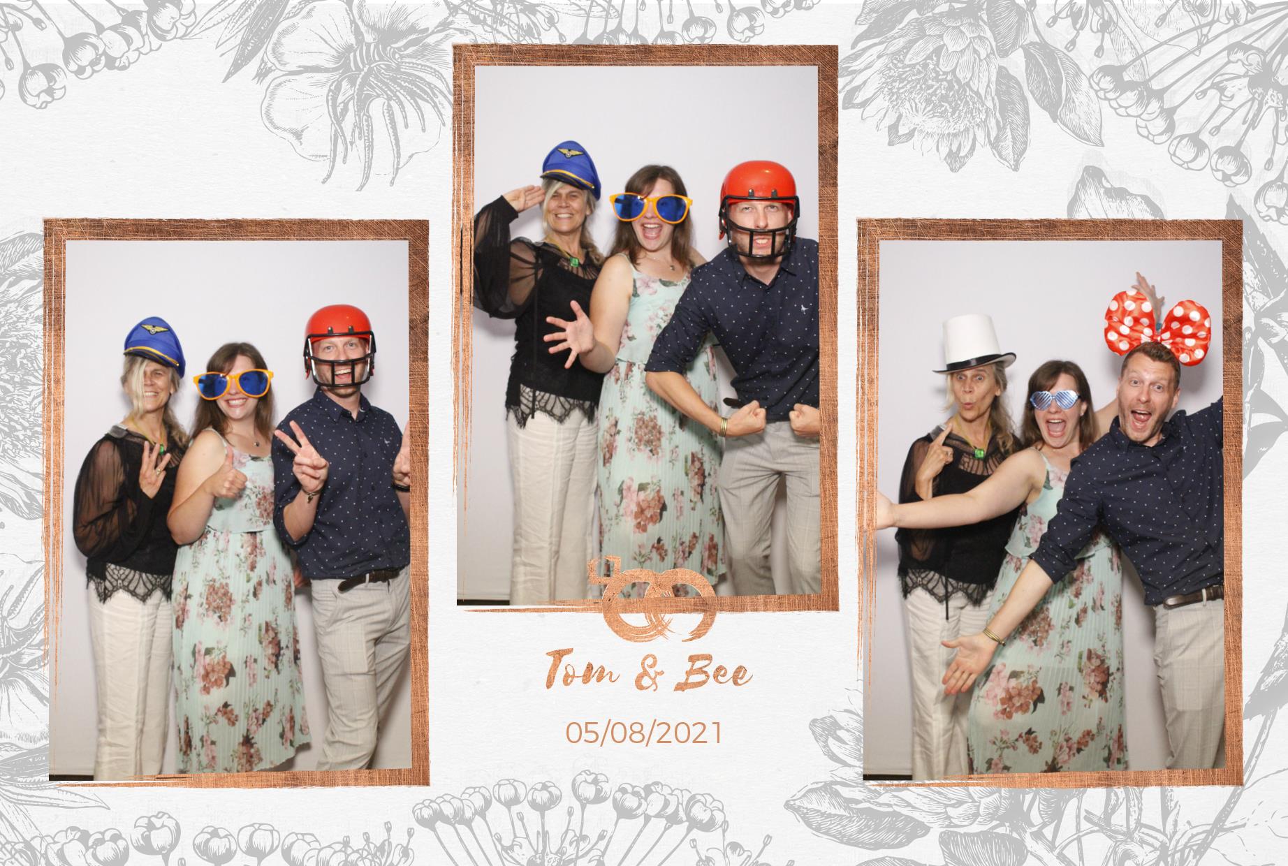 Tom and Bee's Wedding  | View more photos from the event at gallery.myphotoboothexperience.co.uk/u/MyPhotoBoothExperienceLtd/Tom-and-Bees-Wedding