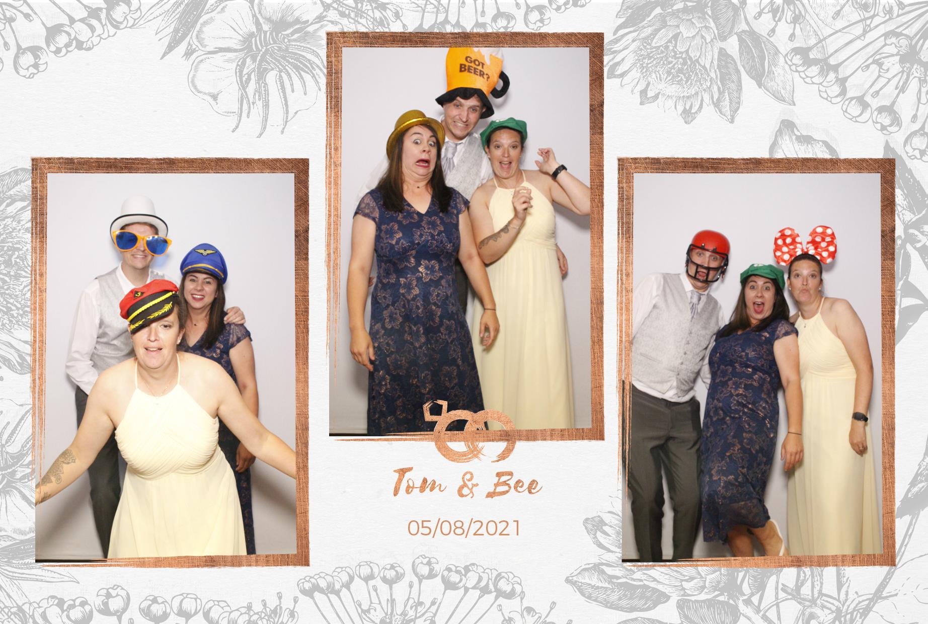 Tom and Bee's Wedding  | View more photos from the event at gallery.myphotoboothexperience.co.uk/u/MyPhotoBoothExperienceLtd/Tom-and-Bees-Wedding