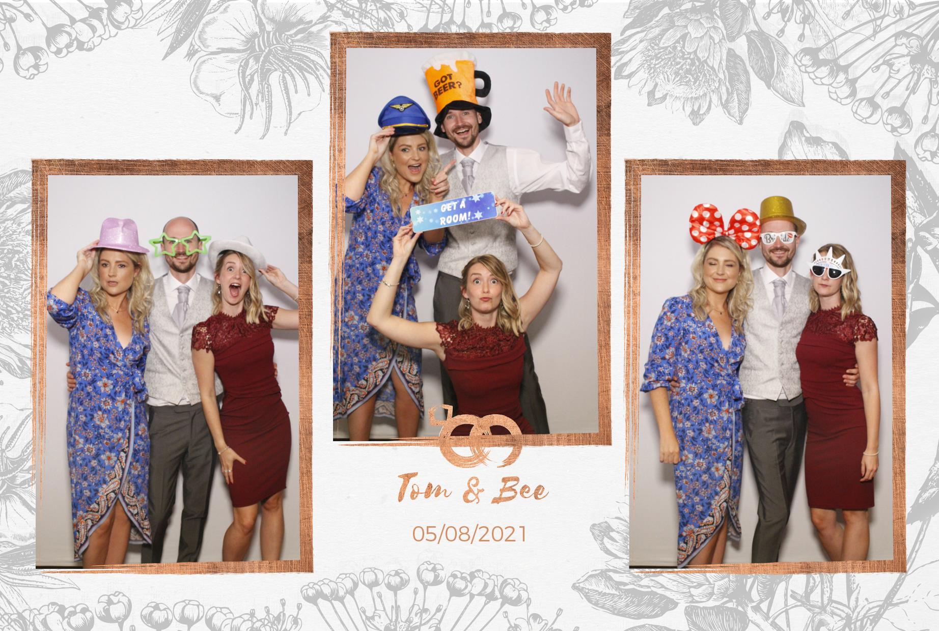 Tom and Bee's Wedding  | View more photos from the event at gallery.myphotoboothexperience.co.uk/u/MyPhotoBoothExperienceLtd/Tom-and-Bees-Wedding
