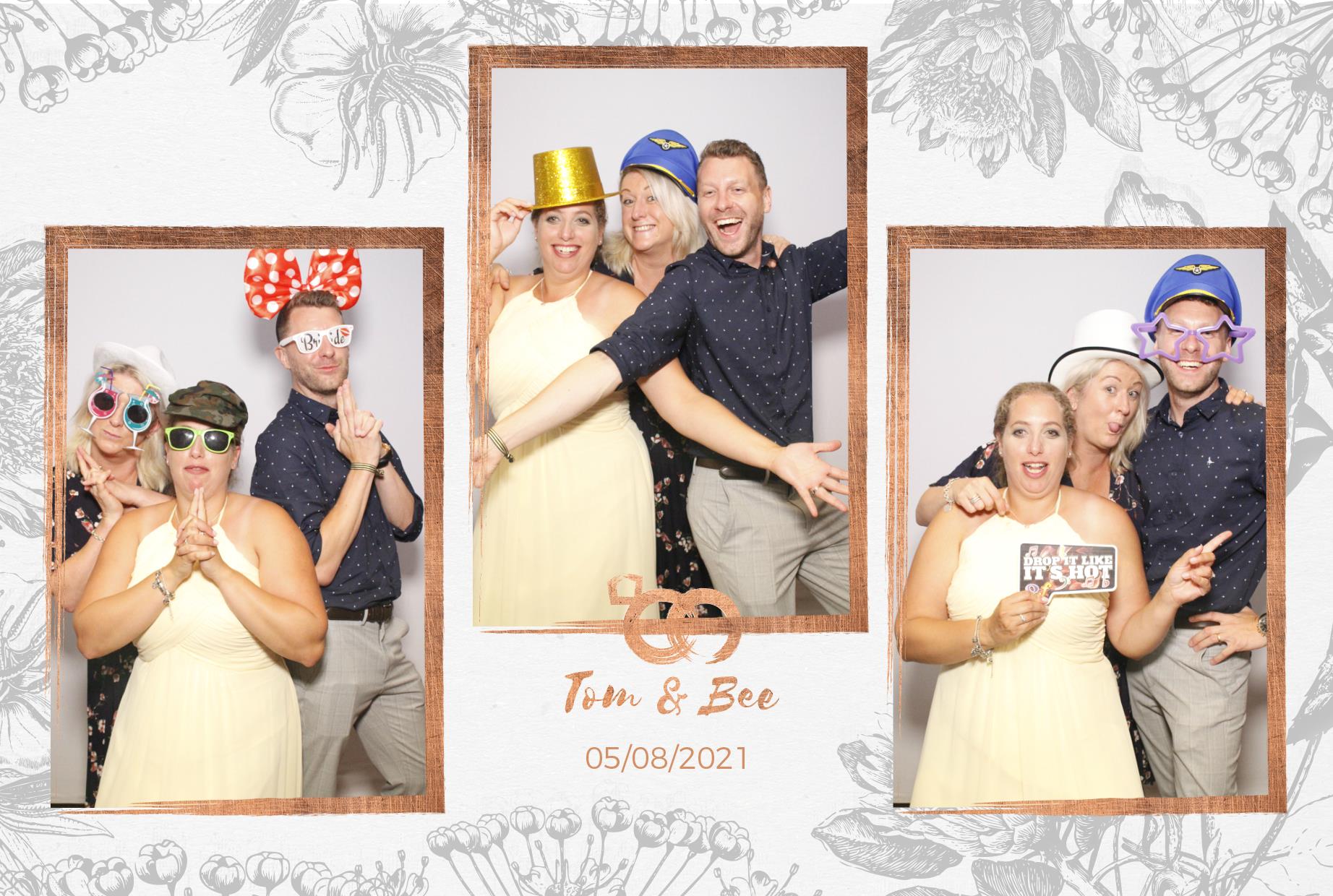 Tom and Bee's Wedding  | View more photos from the event at gallery.myphotoboothexperience.co.uk/u/MyPhotoBoothExperienceLtd/Tom-and-Bees-Wedding