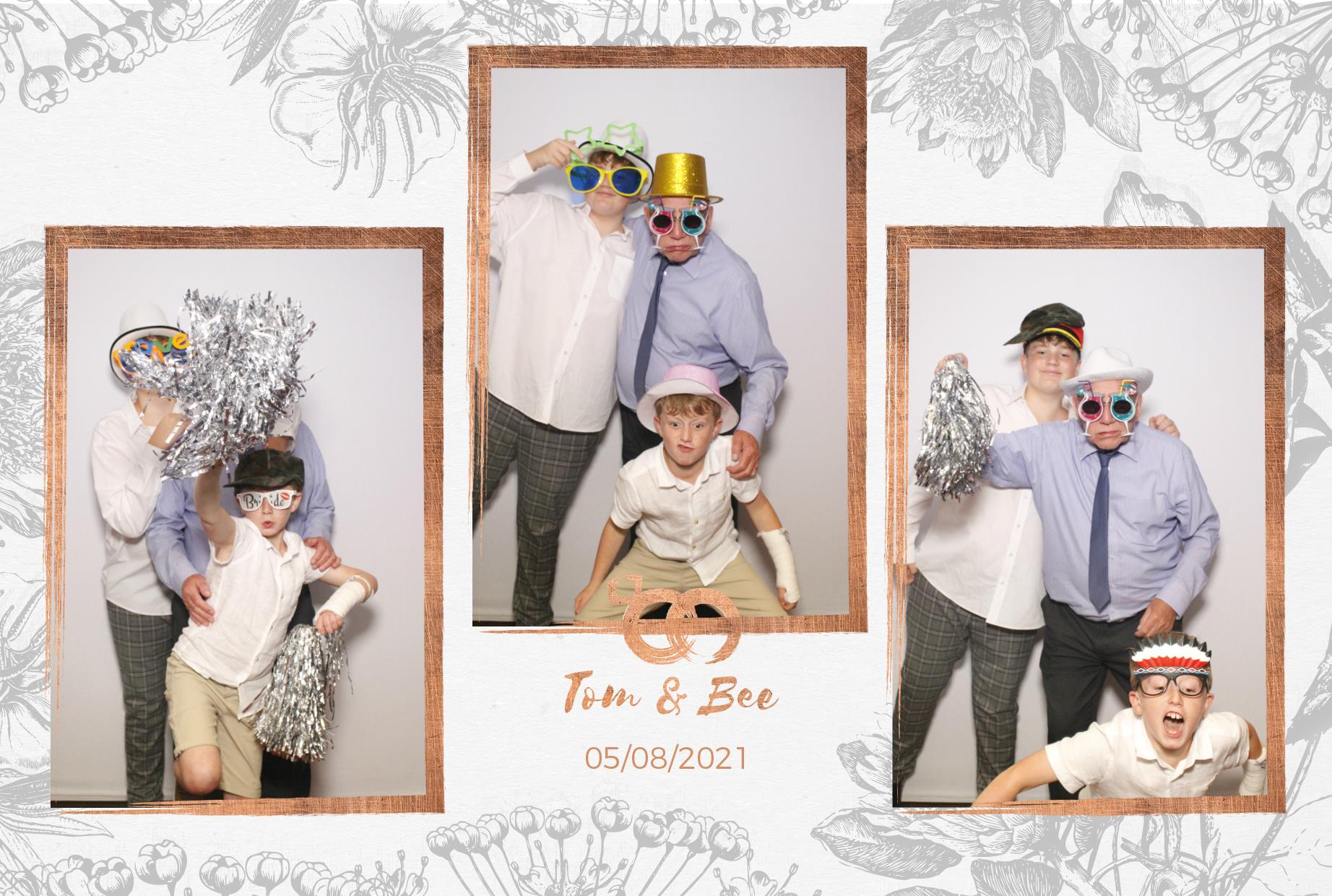 Tom and Bee's Wedding  | View more photos from the event at gallery.myphotoboothexperience.co.uk/u/MyPhotoBoothExperienceLtd/Tom-and-Bees-Wedding
