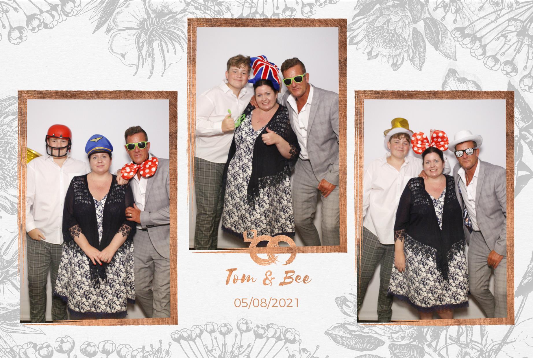 Tom and Bee's Wedding  | View more photos from the event at gallery.myphotoboothexperience.co.uk/u/MyPhotoBoothExperienceLtd/Tom-and-Bees-Wedding