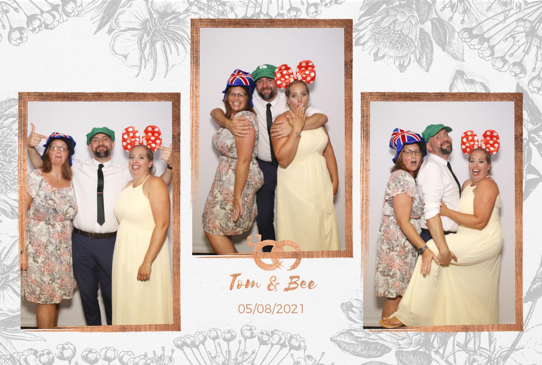 Tom and Bee's Wedding  | View more photos from the event at gallery.myphotoboothexperience.co.uk/u/MyPhotoBoothExperienceLtd/Tom-and-Bees-Wedding