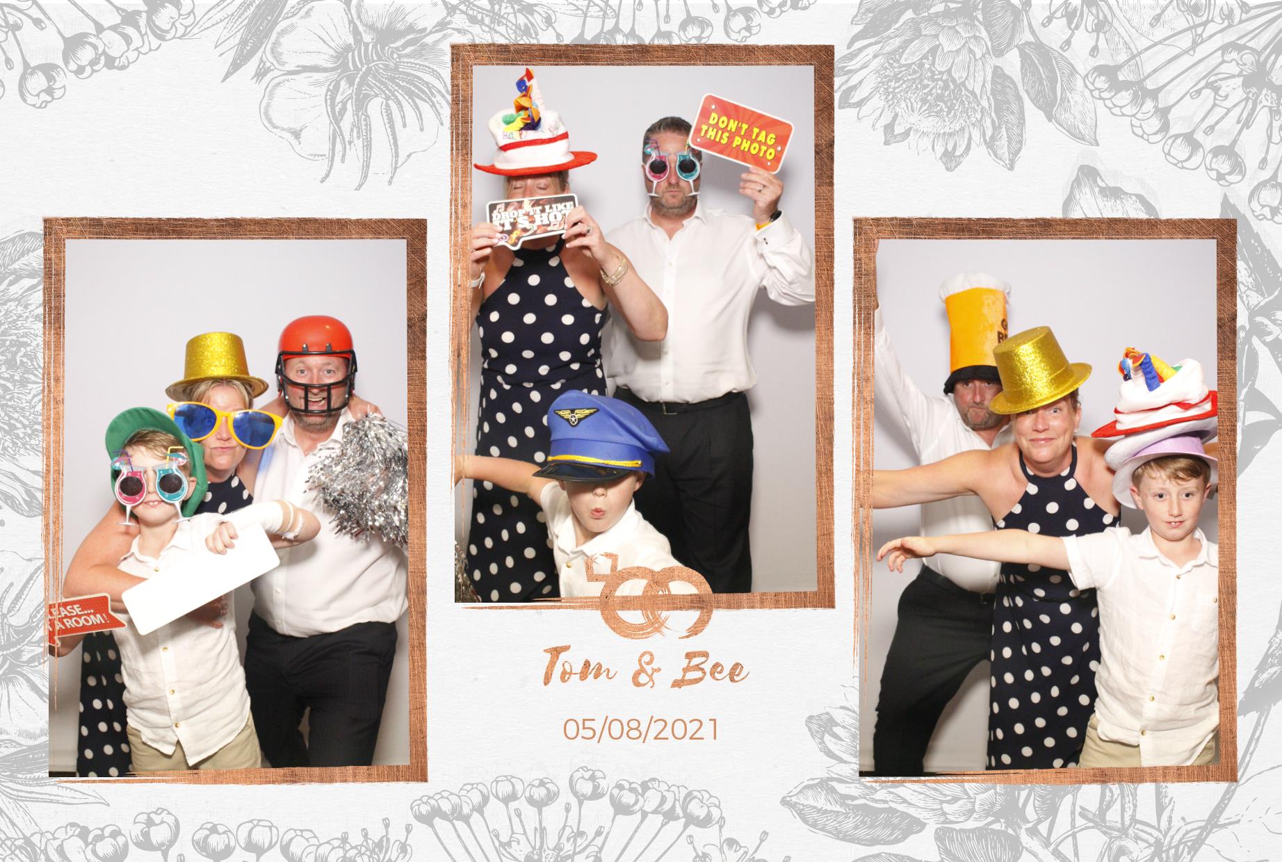 Tom and Bee's Wedding  | View more photos from the event at gallery.myphotoboothexperience.co.uk/u/MyPhotoBoothExperienceLtd/Tom-and-Bees-Wedding