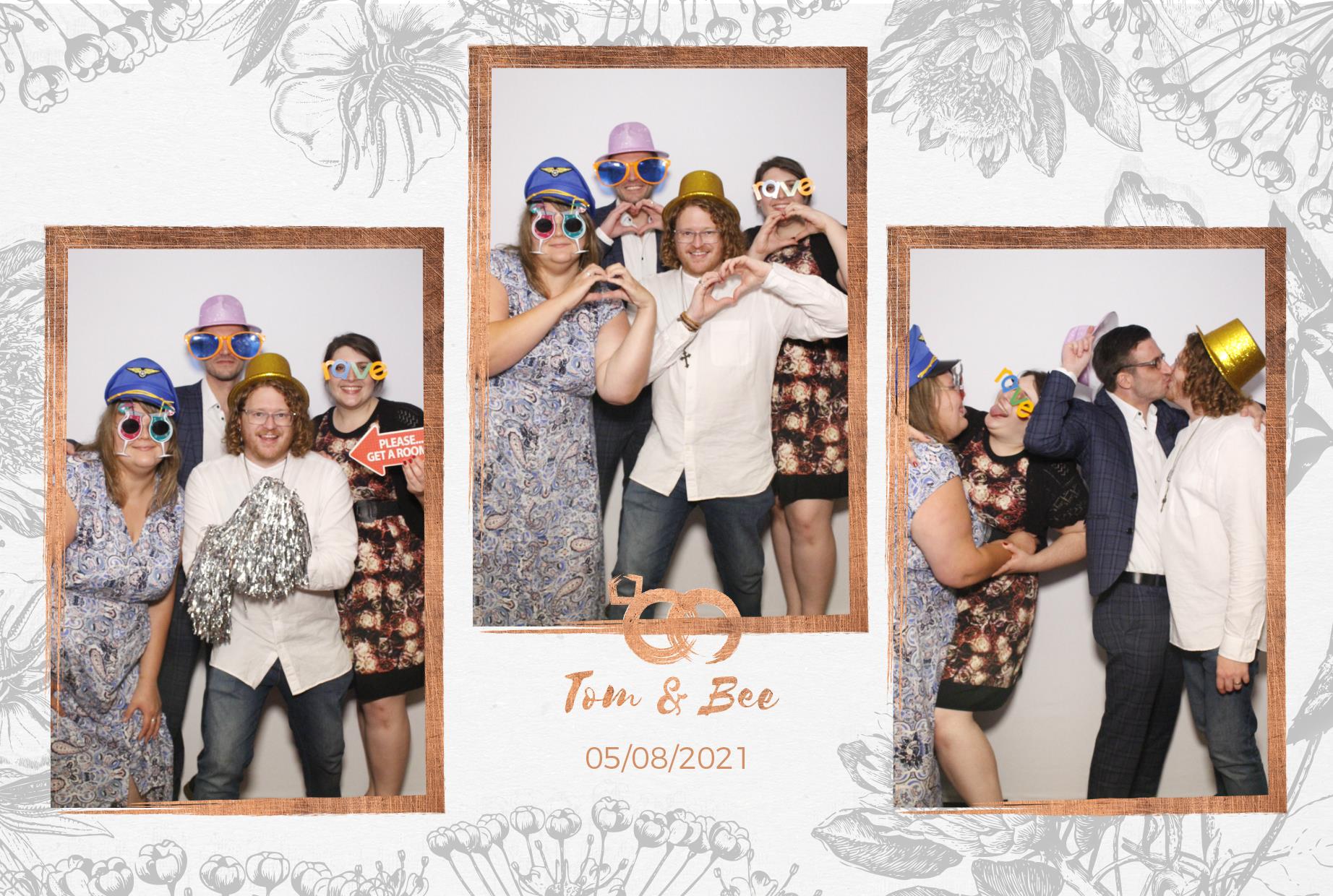 Tom and Bee's Wedding  | View more photos from the event at gallery.myphotoboothexperience.co.uk/u/MyPhotoBoothExperienceLtd/Tom-and-Bees-Wedding