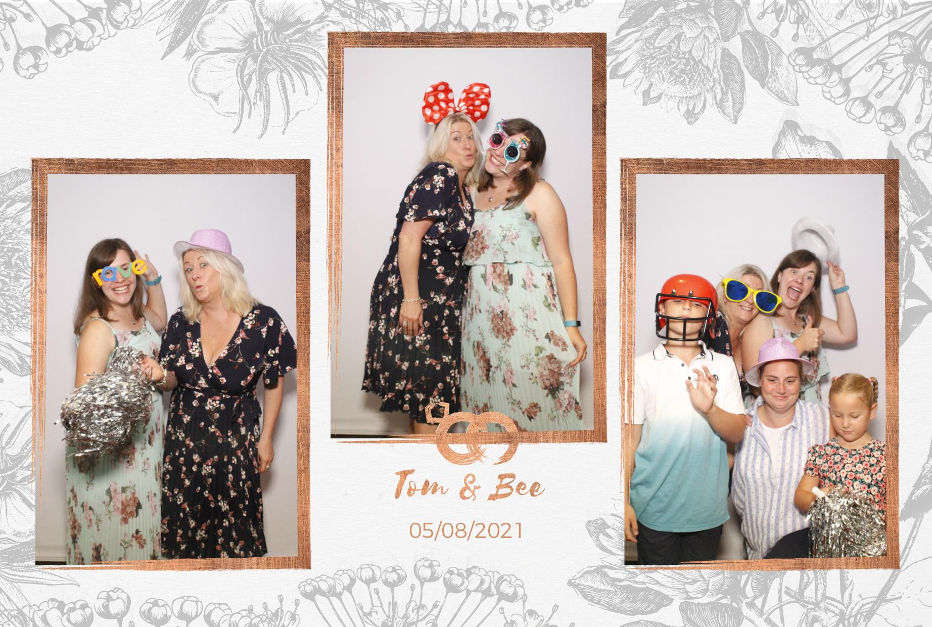 Tom and Bee's Wedding  | View more photos from the event at gallery.myphotoboothexperience.co.uk/u/MyPhotoBoothExperienceLtd/Tom-and-Bees-Wedding