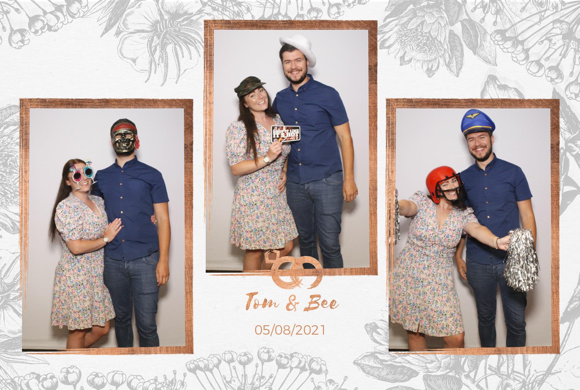 Tom and Bee's Wedding  | View more photos from the event at gallery.myphotoboothexperience.co.uk/u/MyPhotoBoothExperienceLtd/Tom-and-Bees-Wedding