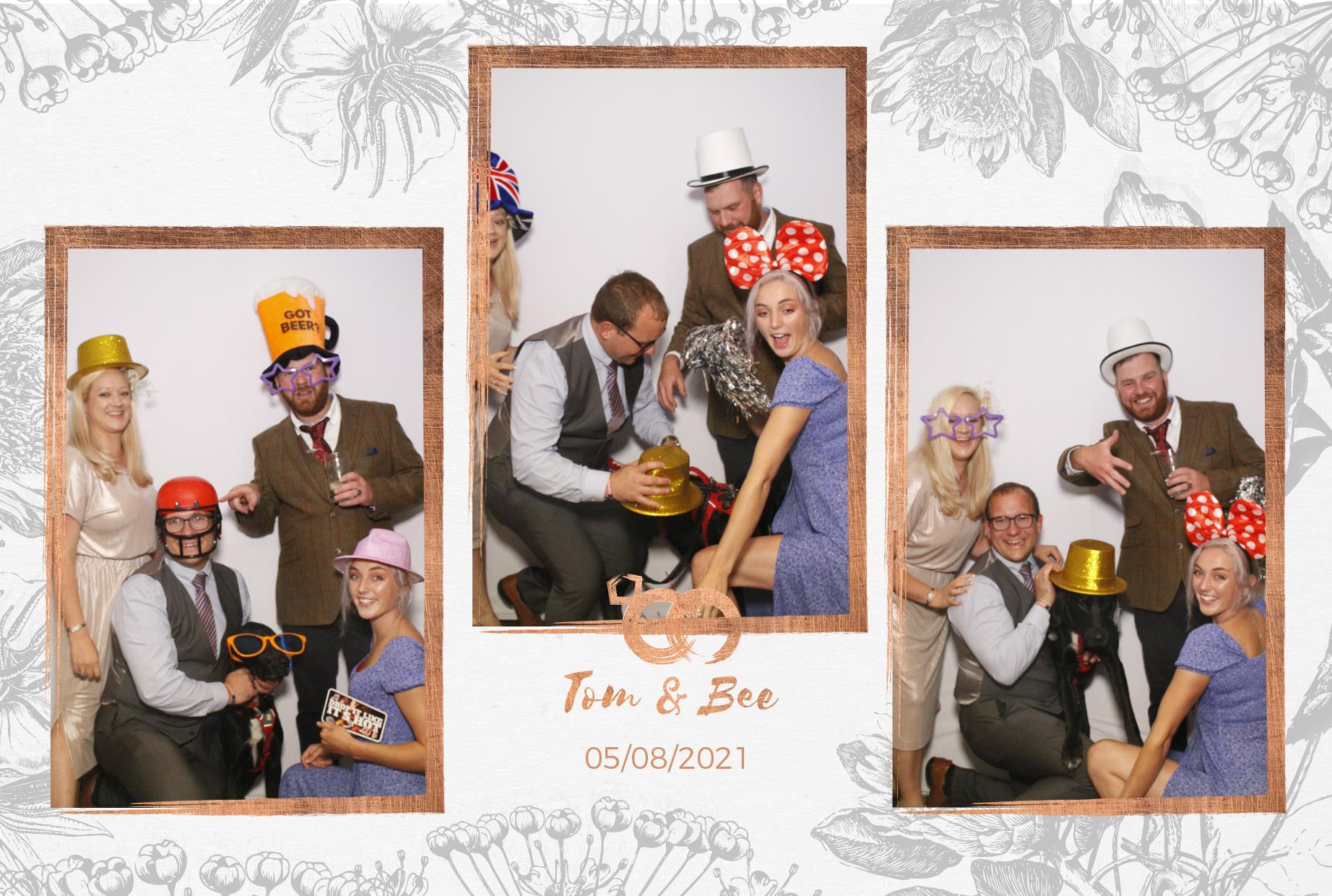 Tom and Bee's Wedding  | View more photos from the event at gallery.myphotoboothexperience.co.uk/u/MyPhotoBoothExperienceLtd/Tom-and-Bees-Wedding
