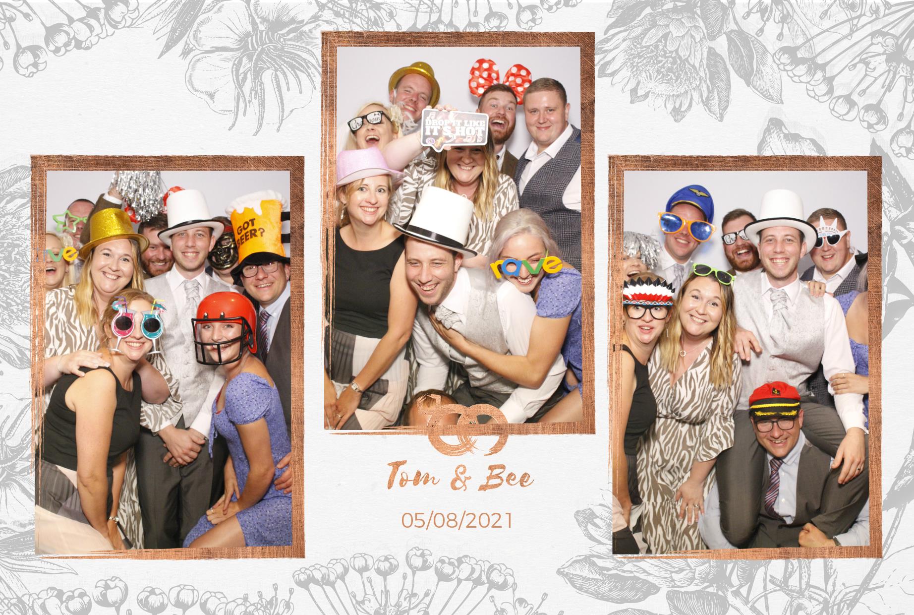 Tom and Bee's Wedding  | View more photos from the event at gallery.myphotoboothexperience.co.uk/u/MyPhotoBoothExperienceLtd/Tom-and-Bees-Wedding