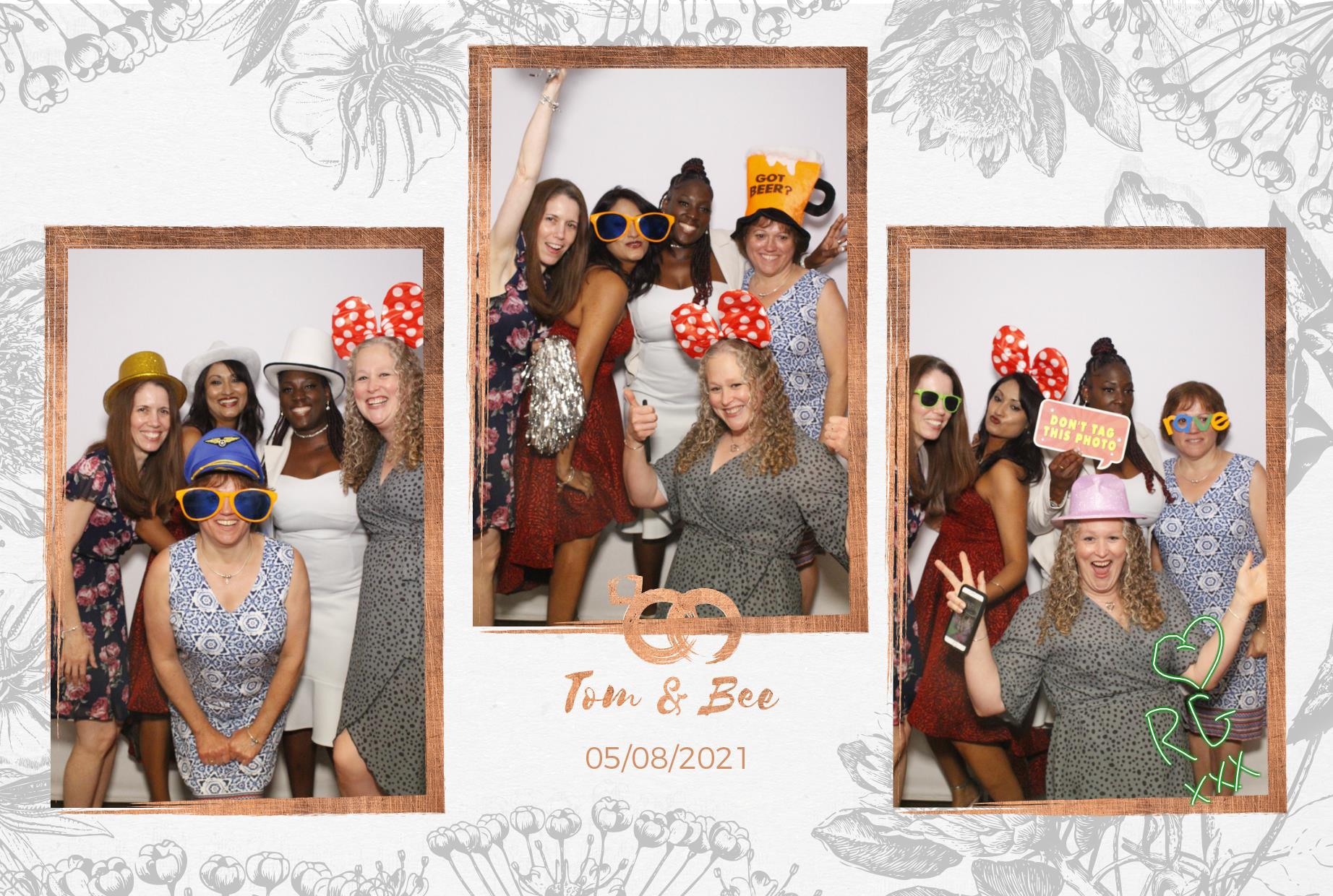 Tom and Bee's Wedding  | View more photos from the event at gallery.myphotoboothexperience.co.uk/u/MyPhotoBoothExperienceLtd/Tom-and-Bees-Wedding