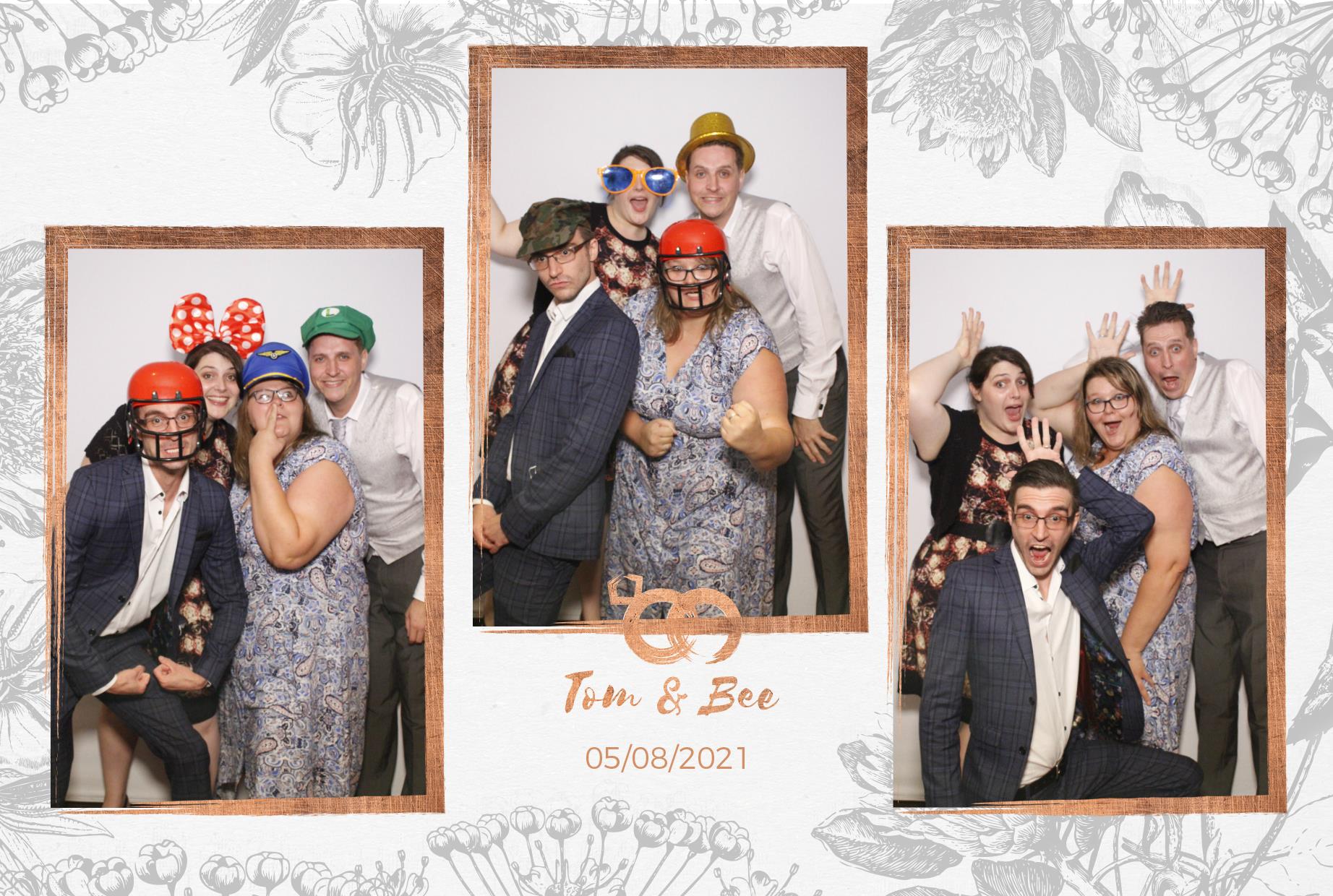 Tom and Bee's Wedding  | View more photos from the event at gallery.myphotoboothexperience.co.uk/u/MyPhotoBoothExperienceLtd/Tom-and-Bees-Wedding