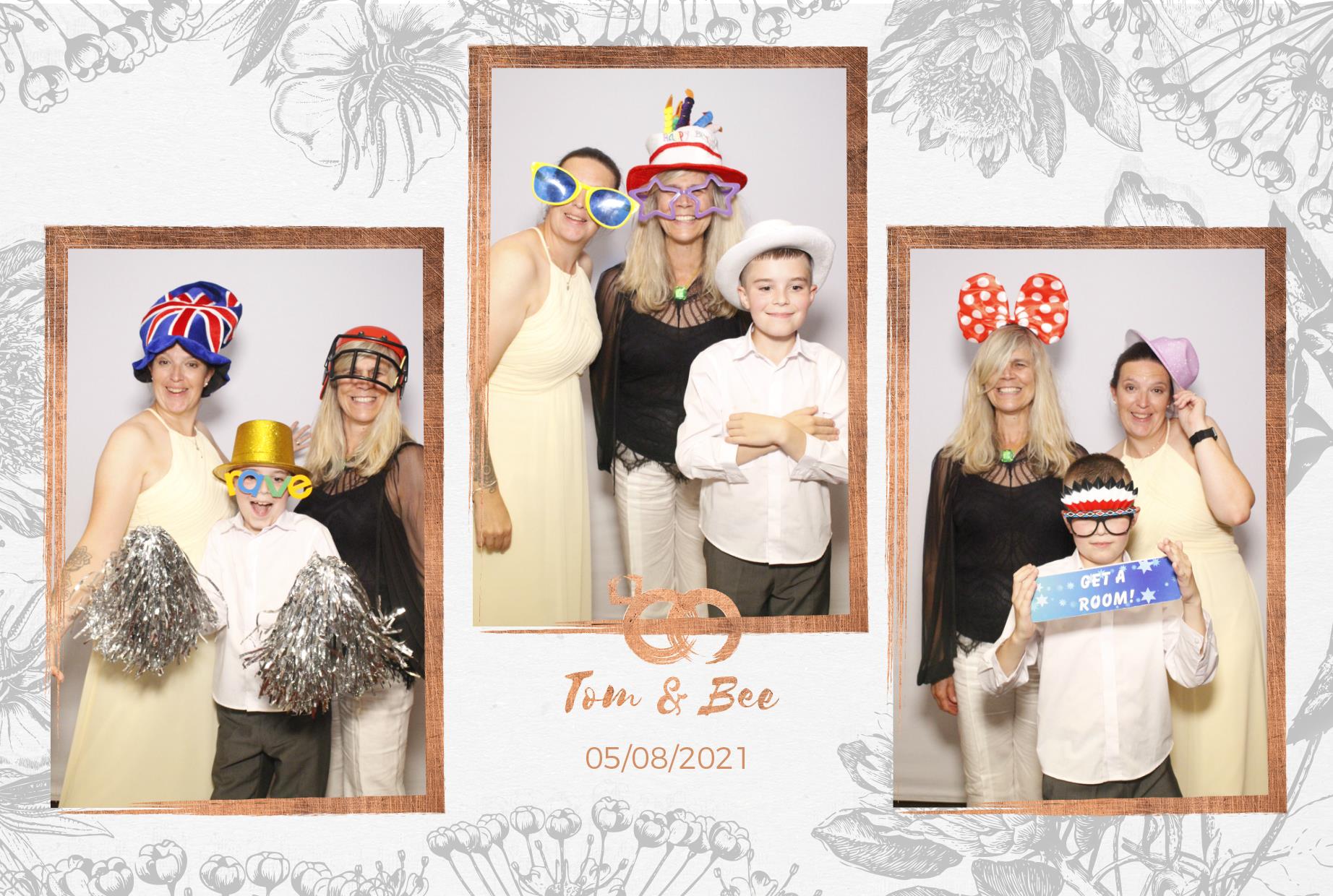 Tom and Bee's Wedding  | View more photos from the event at gallery.myphotoboothexperience.co.uk/u/MyPhotoBoothExperienceLtd/Tom-and-Bees-Wedding