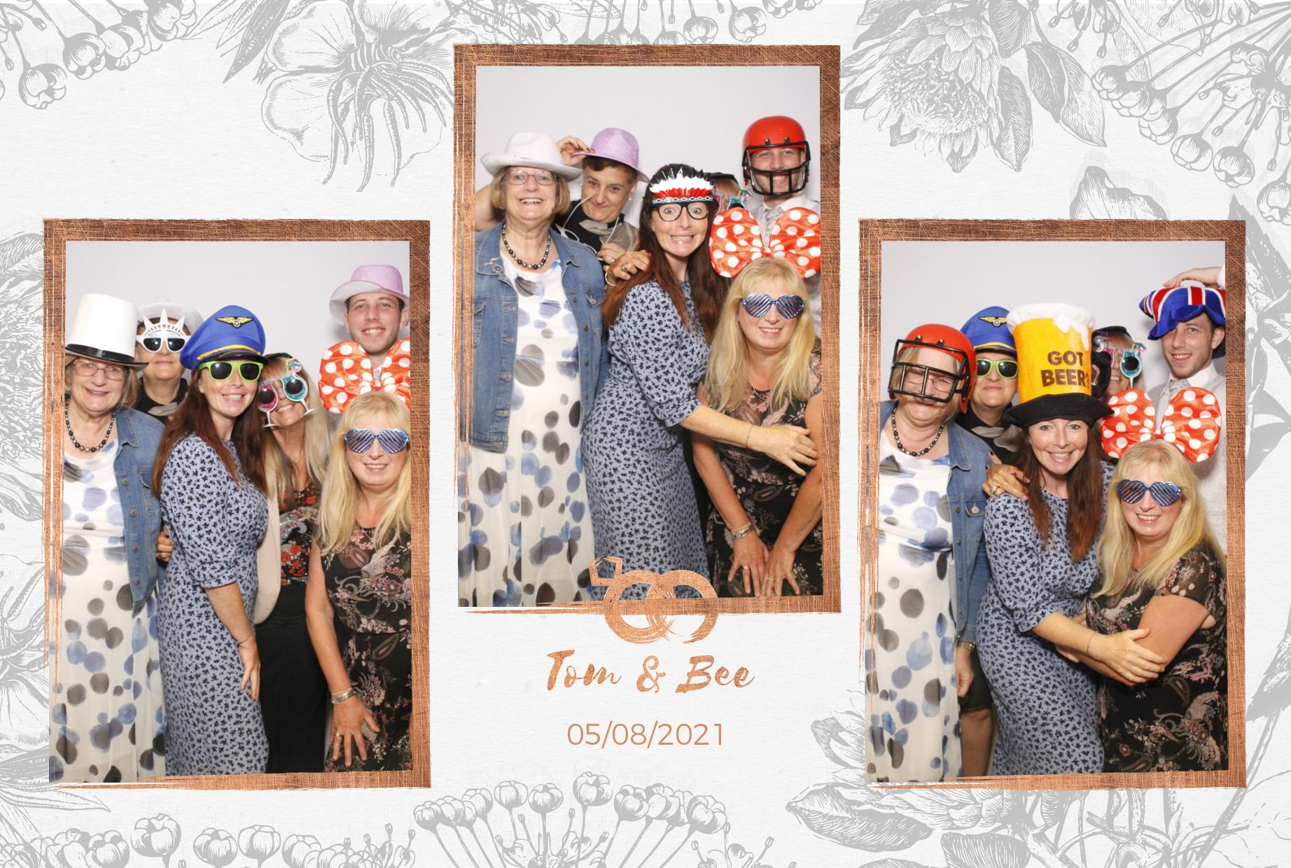 Tom and Bee's Wedding  | View more photos from the event at gallery.myphotoboothexperience.co.uk/u/MyPhotoBoothExperienceLtd/Tom-and-Bees-Wedding