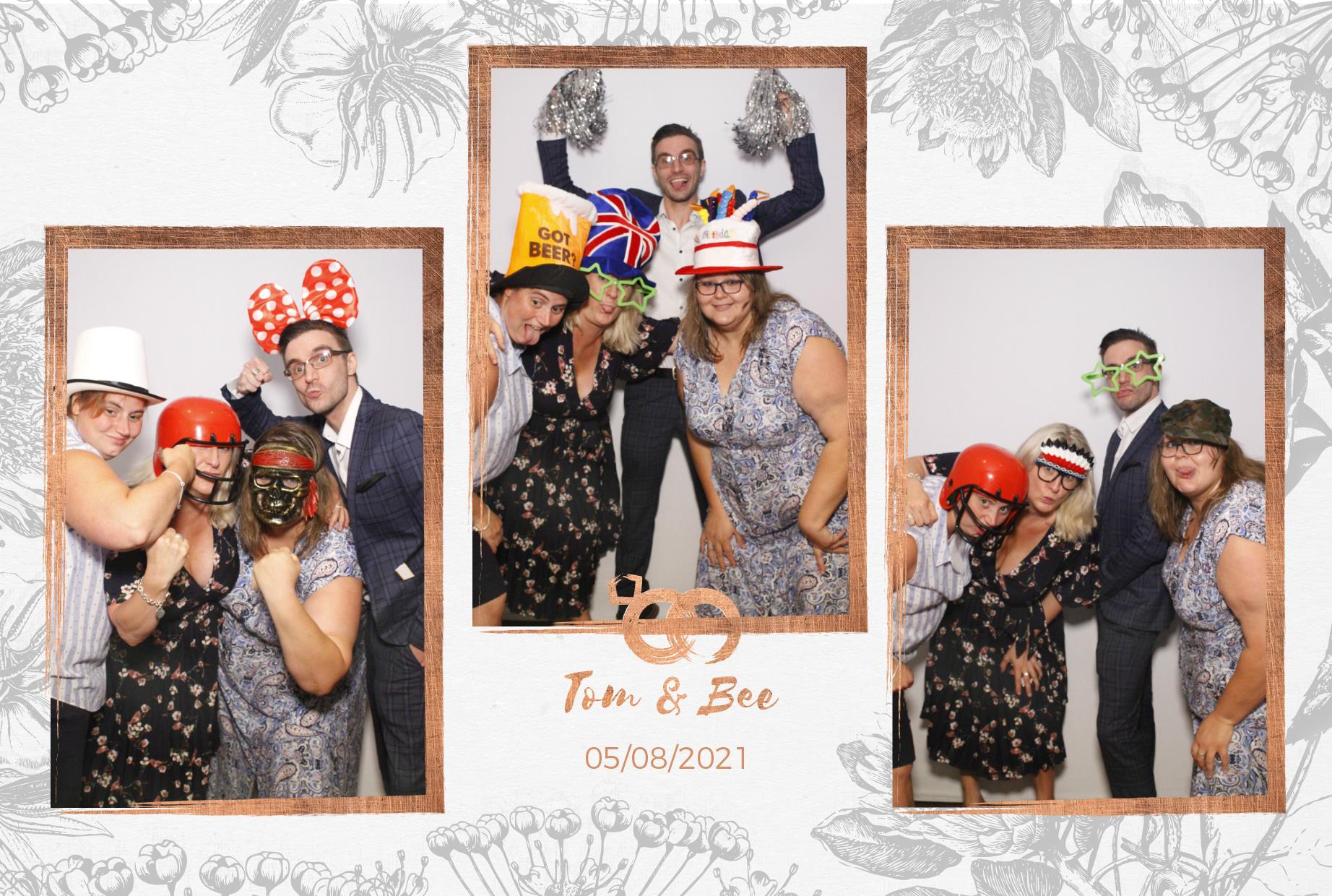 Tom and Bee's Wedding  | View more photos from the event at gallery.myphotoboothexperience.co.uk/u/MyPhotoBoothExperienceLtd/Tom-and-Bees-Wedding