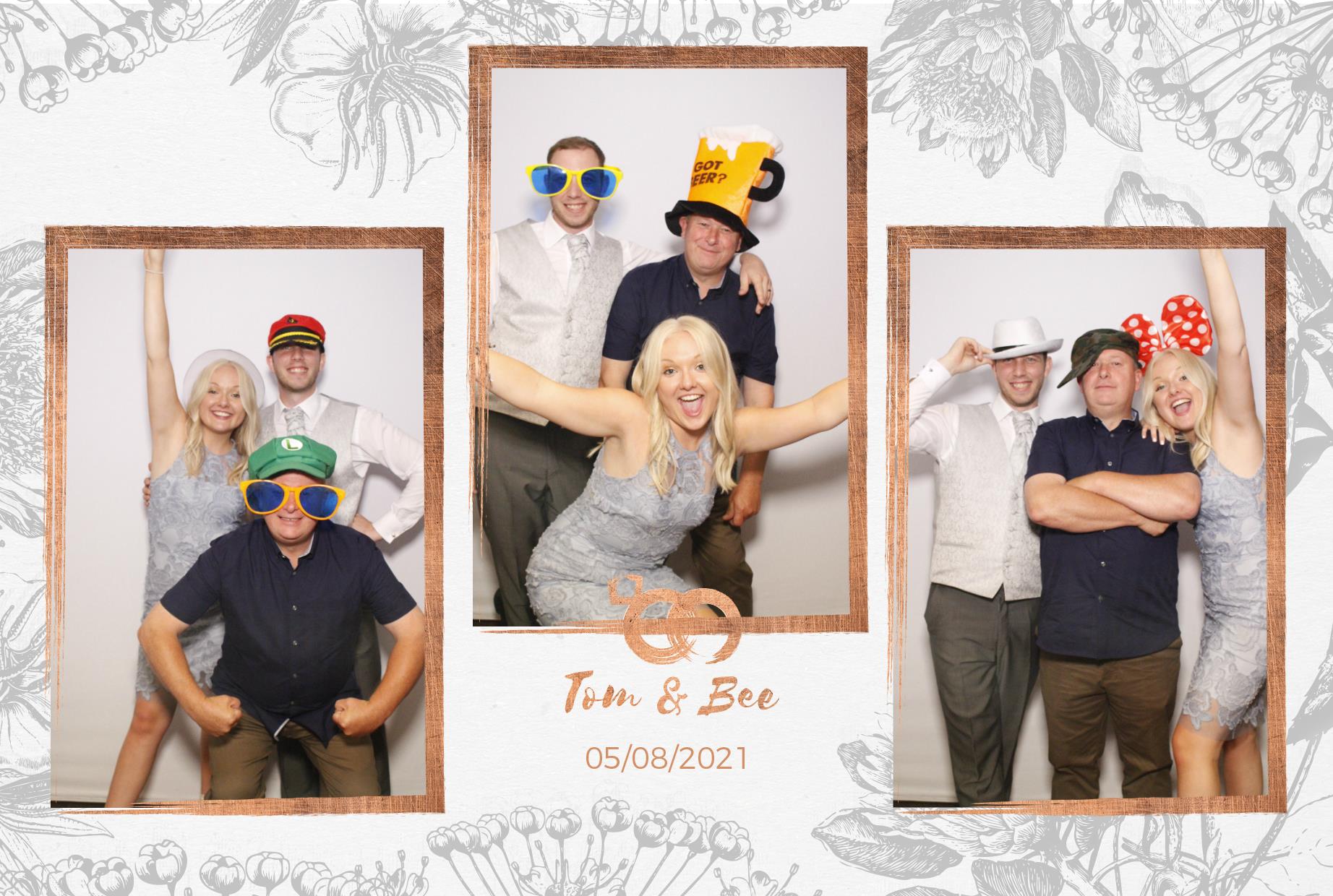 Tom and Bee's Wedding  | View more photos from the event at gallery.myphotoboothexperience.co.uk/u/MyPhotoBoothExperienceLtd/Tom-and-Bees-Wedding