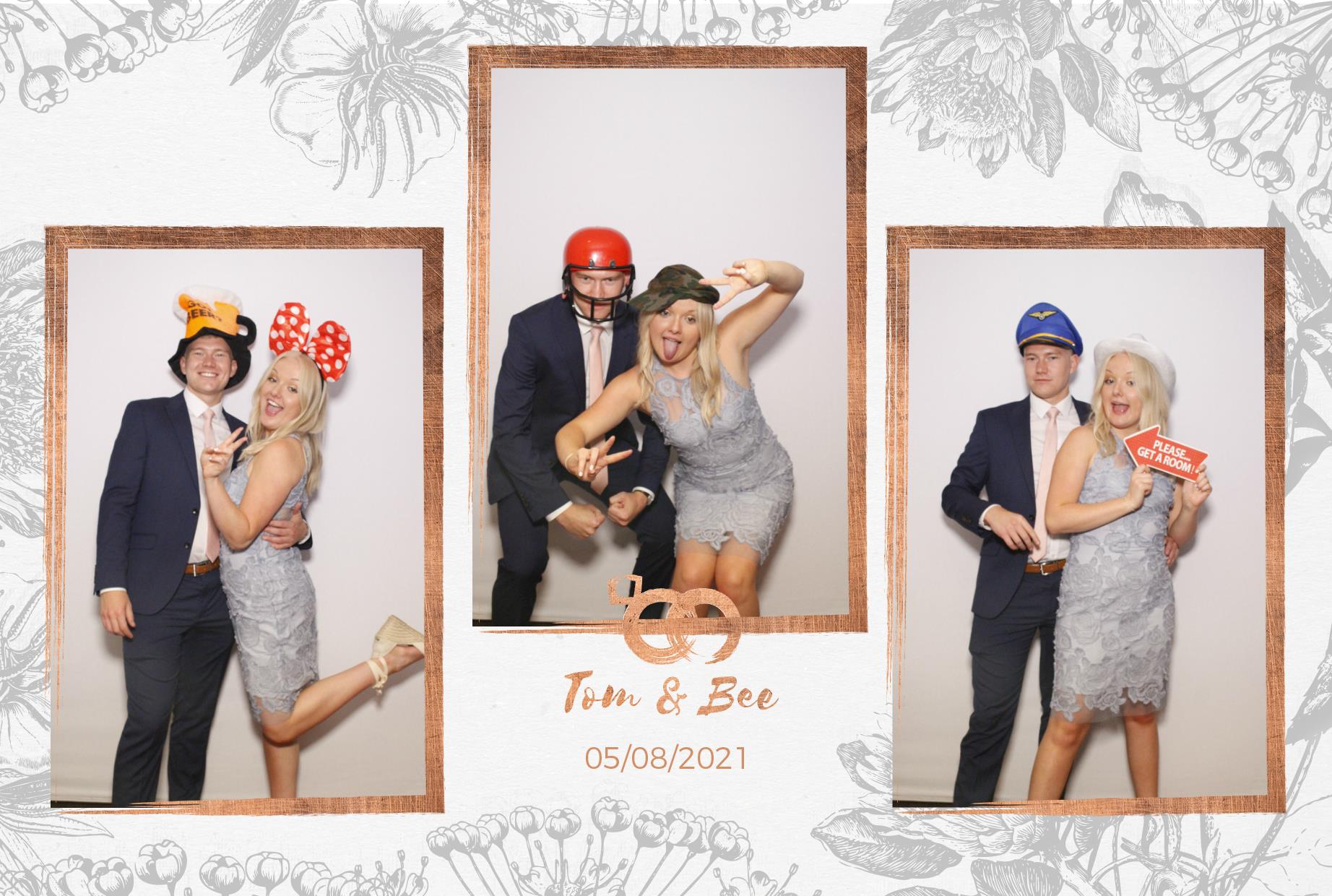 Tom and Bee's Wedding  | View more photos from the event at gallery.myphotoboothexperience.co.uk/u/MyPhotoBoothExperienceLtd/Tom-and-Bees-Wedding
