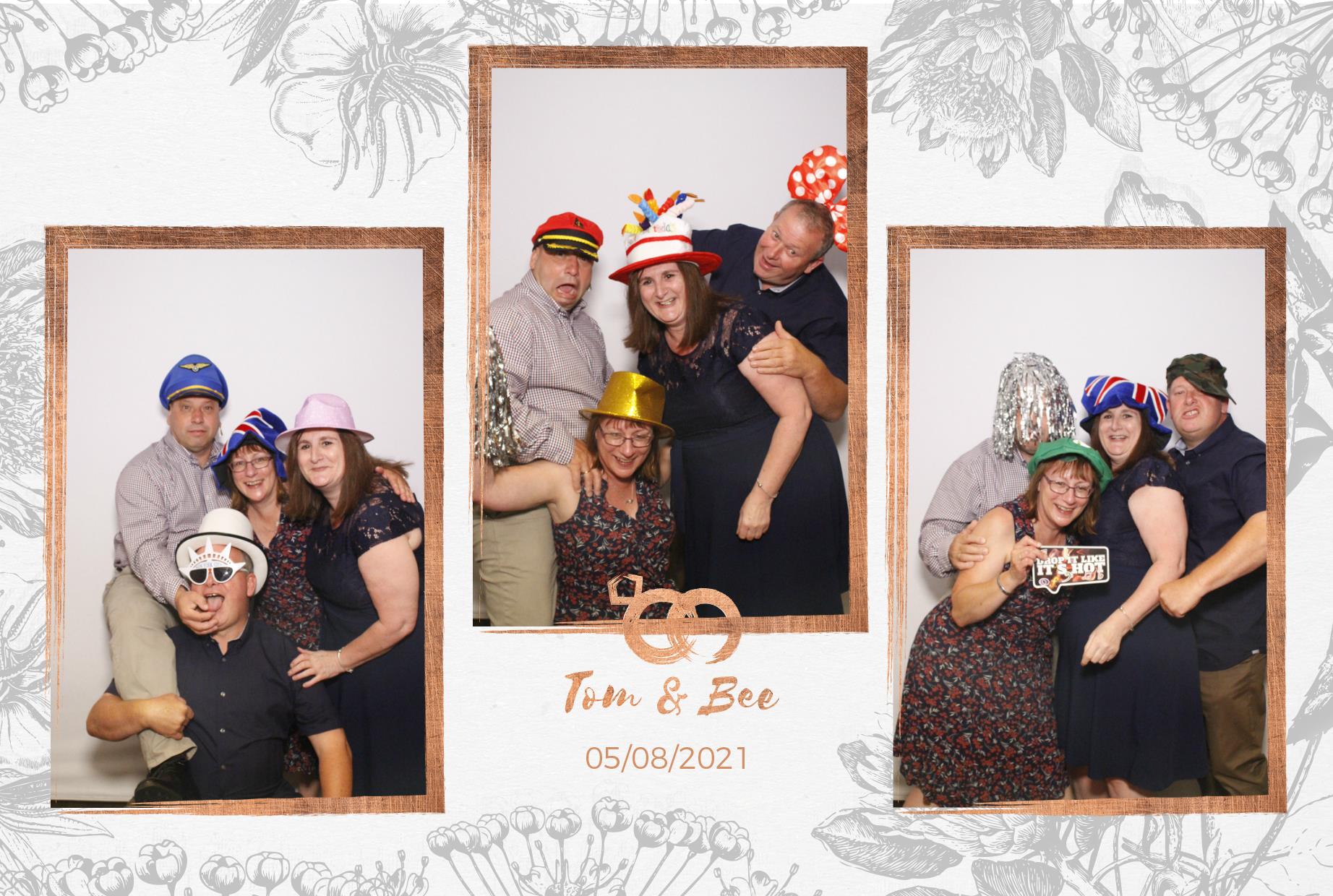 Tom and Bee's Wedding  | View more photos from the event at gallery.myphotoboothexperience.co.uk/u/MyPhotoBoothExperienceLtd/Tom-and-Bees-Wedding