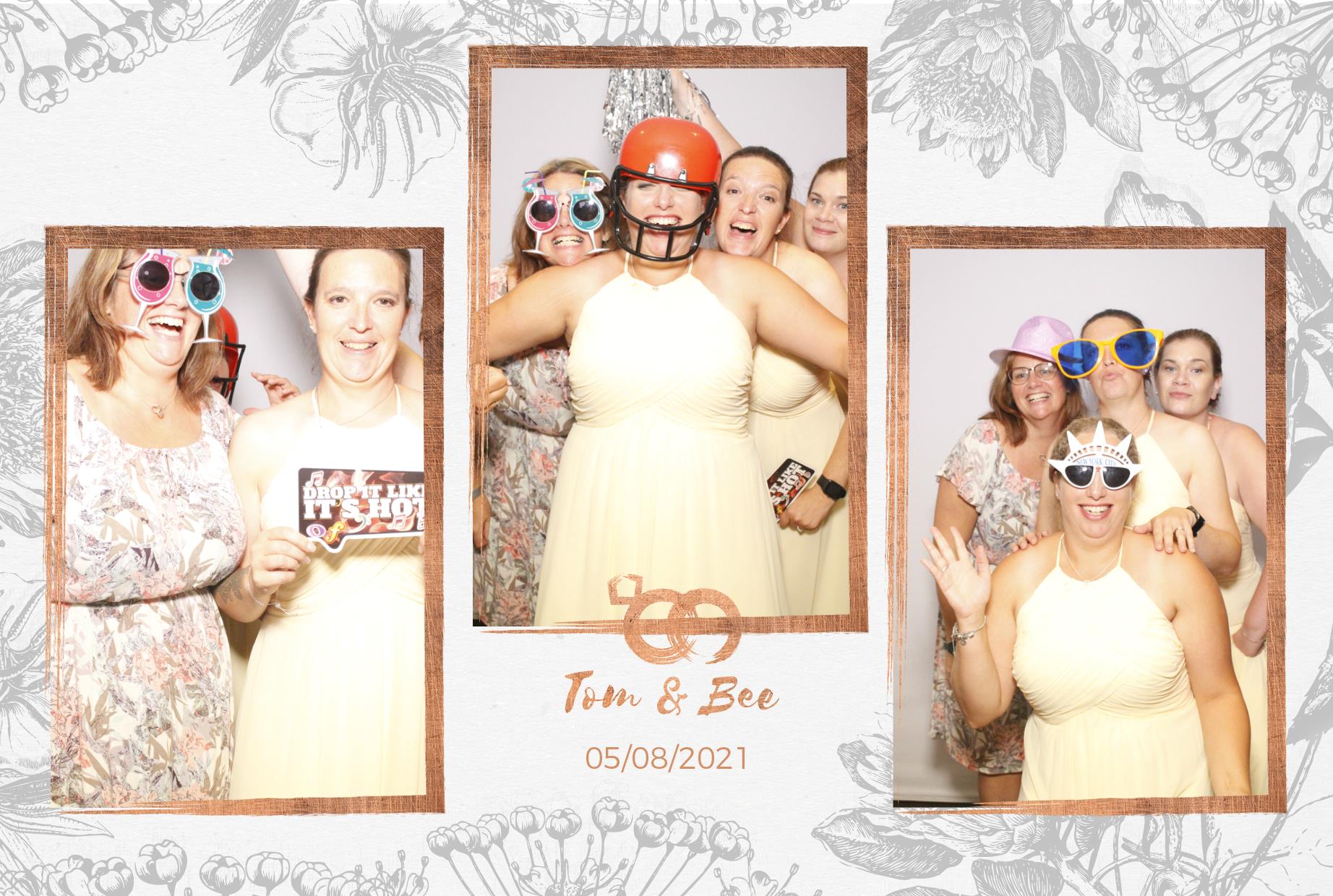 Tom and Bee's Wedding  | View more photos from the event at gallery.myphotoboothexperience.co.uk/u/MyPhotoBoothExperienceLtd/Tom-and-Bees-Wedding