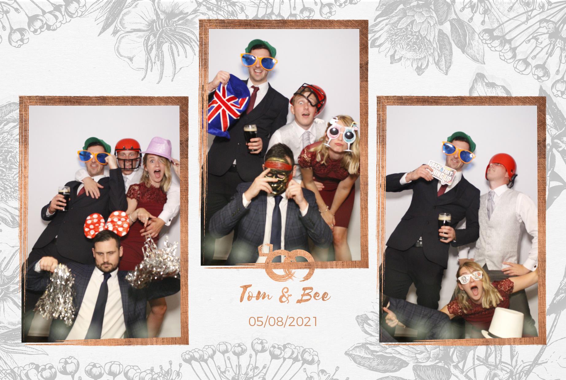 Tom and Bee's Wedding  | View more photos from the event at gallery.myphotoboothexperience.co.uk/u/MyPhotoBoothExperienceLtd/Tom-and-Bees-Wedding