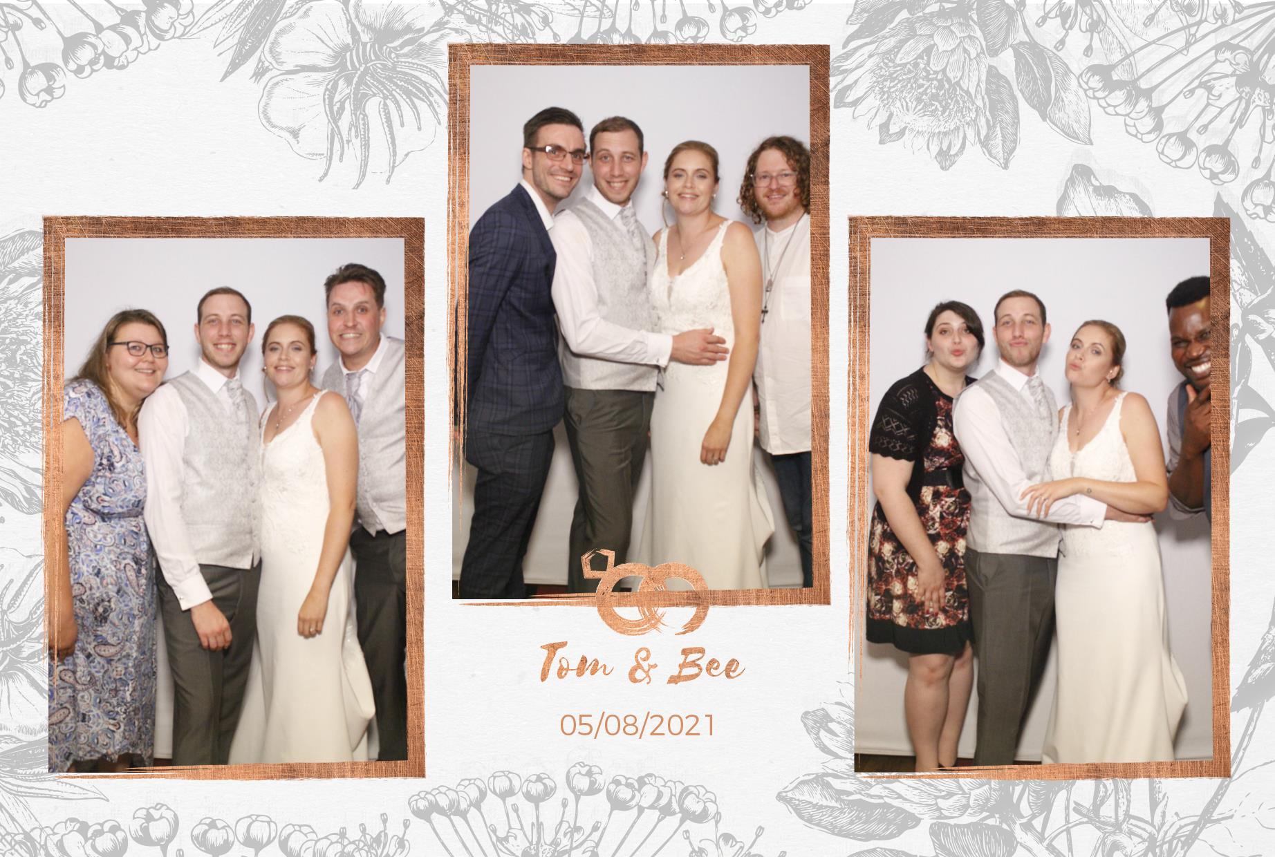 Tom and Bee's Wedding  | View more photos from the event at gallery.myphotoboothexperience.co.uk/u/MyPhotoBoothExperienceLtd/Tom-and-Bees-Wedding
