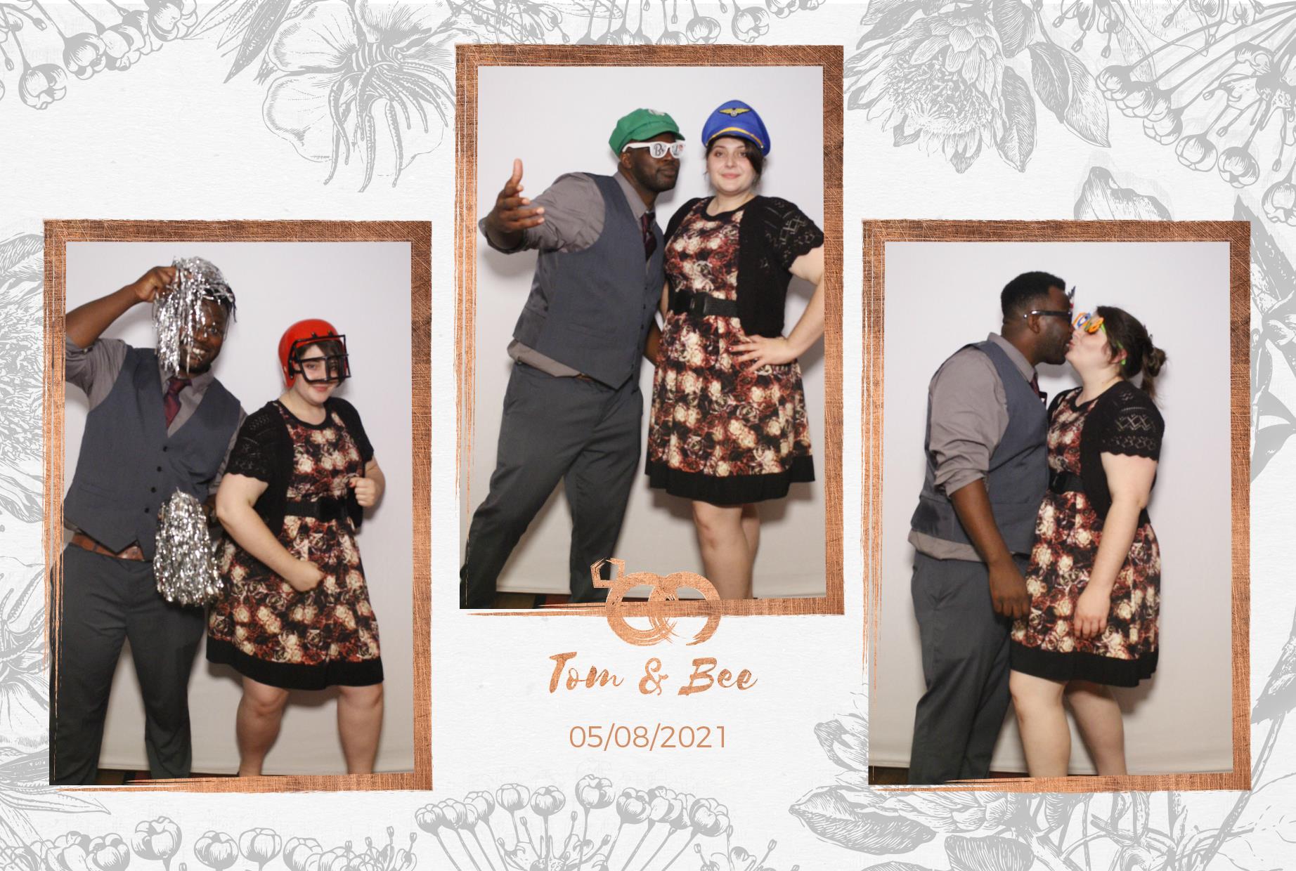 Tom and Bee's Wedding  | View more photos from the event at gallery.myphotoboothexperience.co.uk/u/MyPhotoBoothExperienceLtd/Tom-and-Bees-Wedding