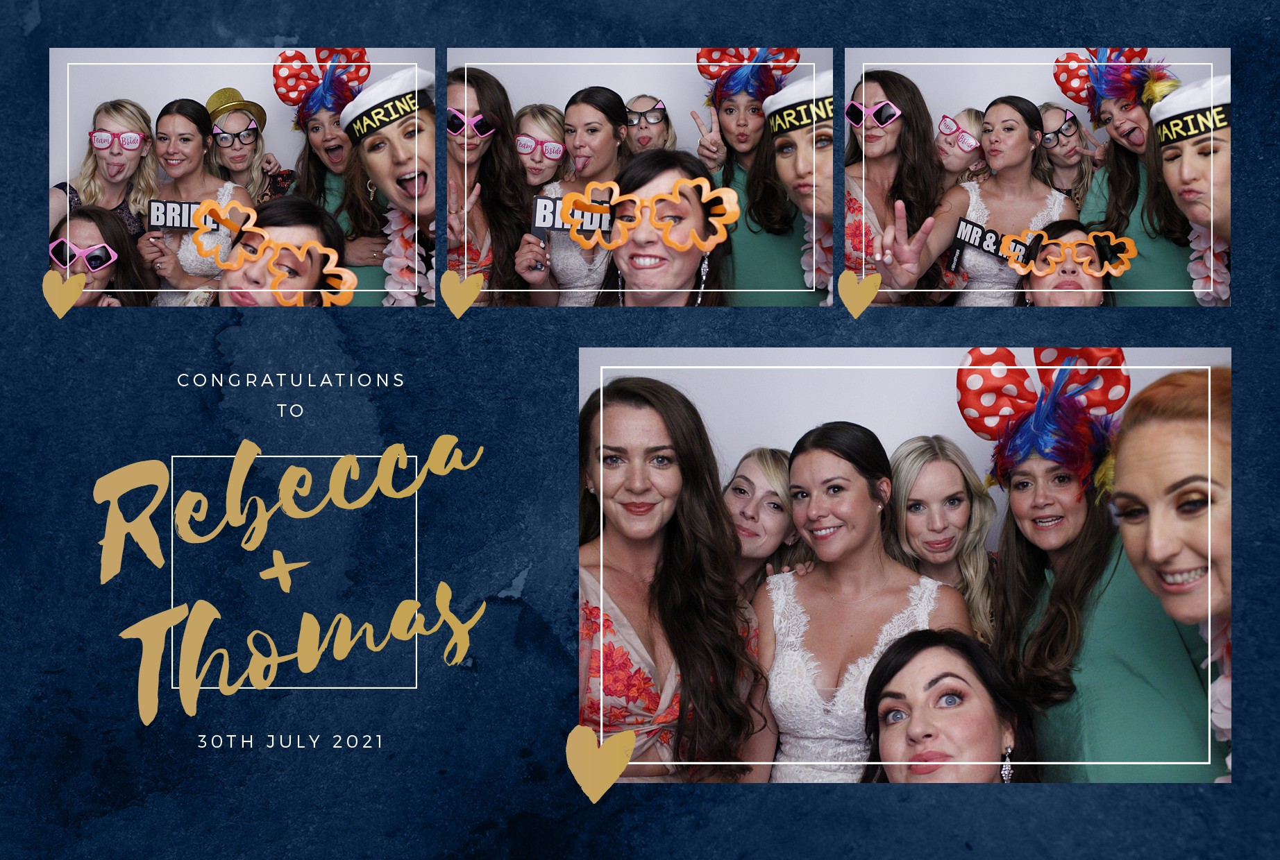 Wedding of Rebecca and Thomas  | View more photos from the event at gallery.myphotoboothexperience.co.uk/u/MyPhotoBoothExperienceLtd/Wedding-of-Rebecca-and-Thomas