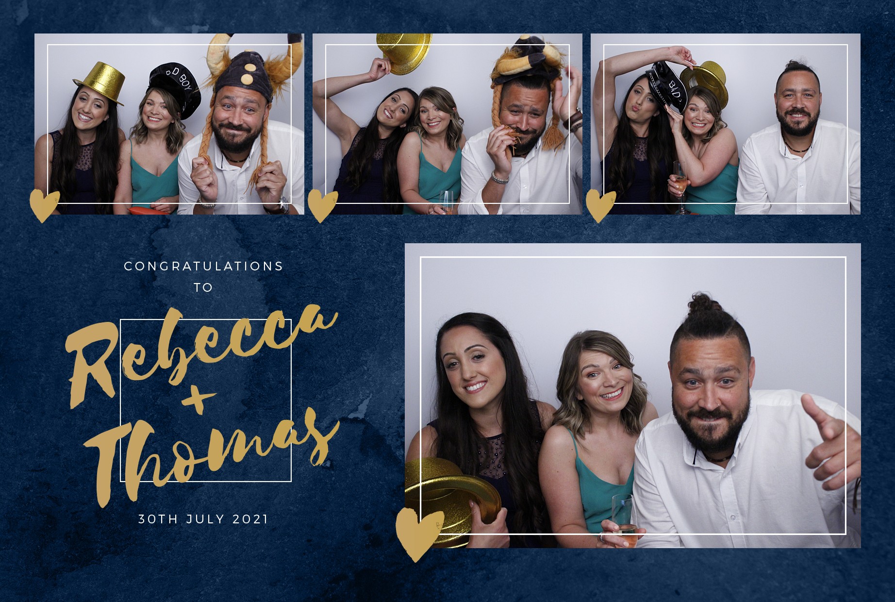 Wedding of Rebecca and Thomas  | View more photos from the event at gallery.myphotoboothexperience.co.uk/u/MyPhotoBoothExperienceLtd/Wedding-of-Rebecca-and-Thomas
