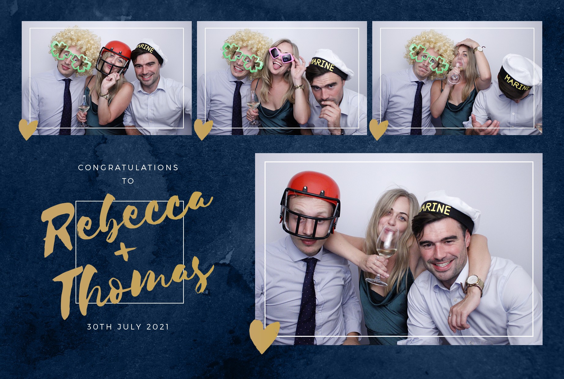 Wedding of Rebecca and Thomas  | View more photos from the event at gallery.myphotoboothexperience.co.uk/u/MyPhotoBoothExperienceLtd/Wedding-of-Rebecca-and-Thomas
