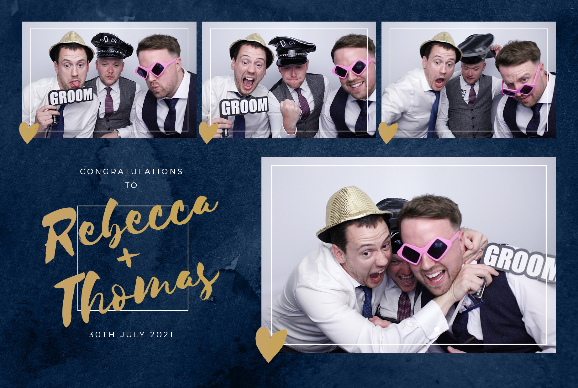 Wedding of Rebecca and Thomas  | View more photos from the event at gallery.myphotoboothexperience.co.uk/u/MyPhotoBoothExperienceLtd/Wedding-of-Rebecca-and-Thomas