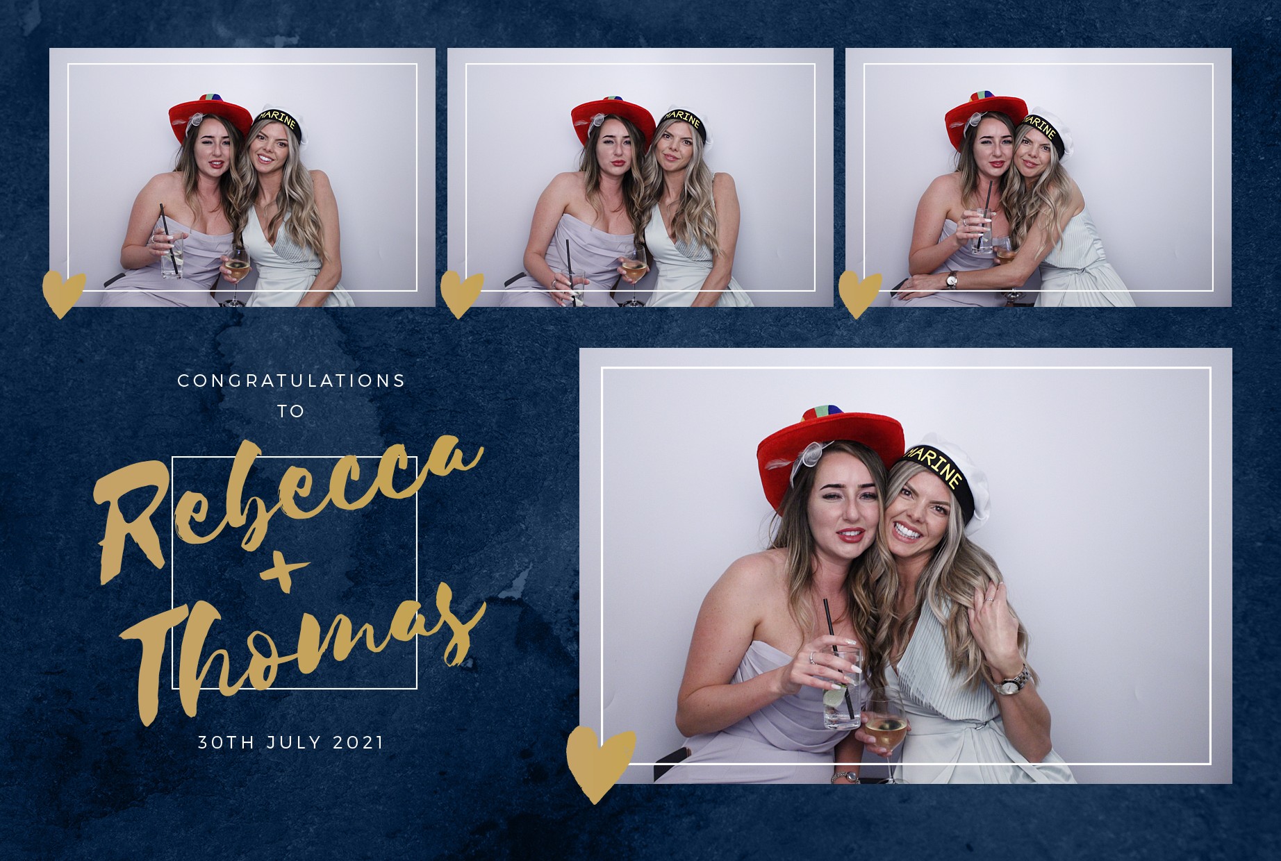 Wedding of Rebecca and Thomas  | View more photos from the event at gallery.myphotoboothexperience.co.uk/u/MyPhotoBoothExperienceLtd/Wedding-of-Rebecca-and-Thomas