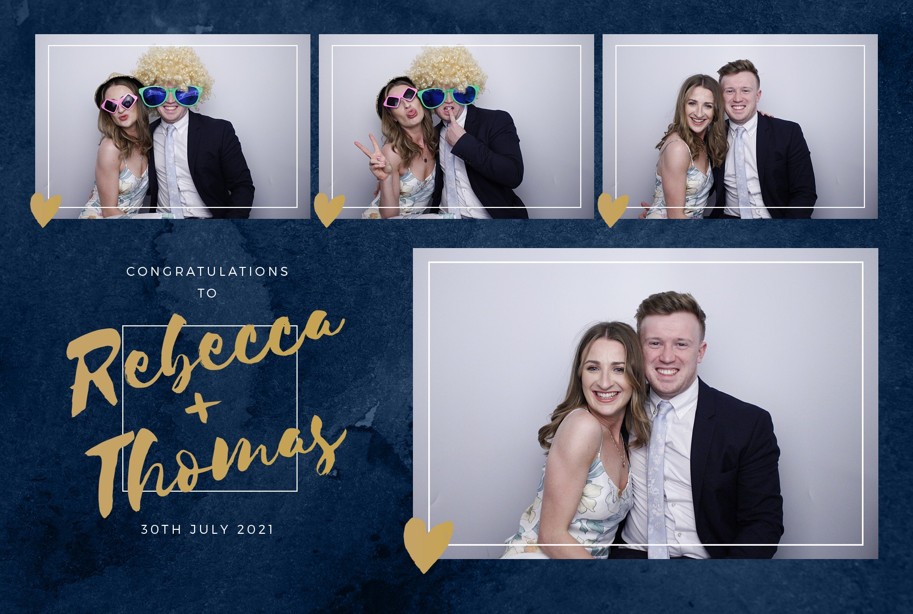 Wedding of Rebecca and Thomas  | View more photos from the event at gallery.myphotoboothexperience.co.uk/u/MyPhotoBoothExperienceLtd/Wedding-of-Rebecca-and-Thomas