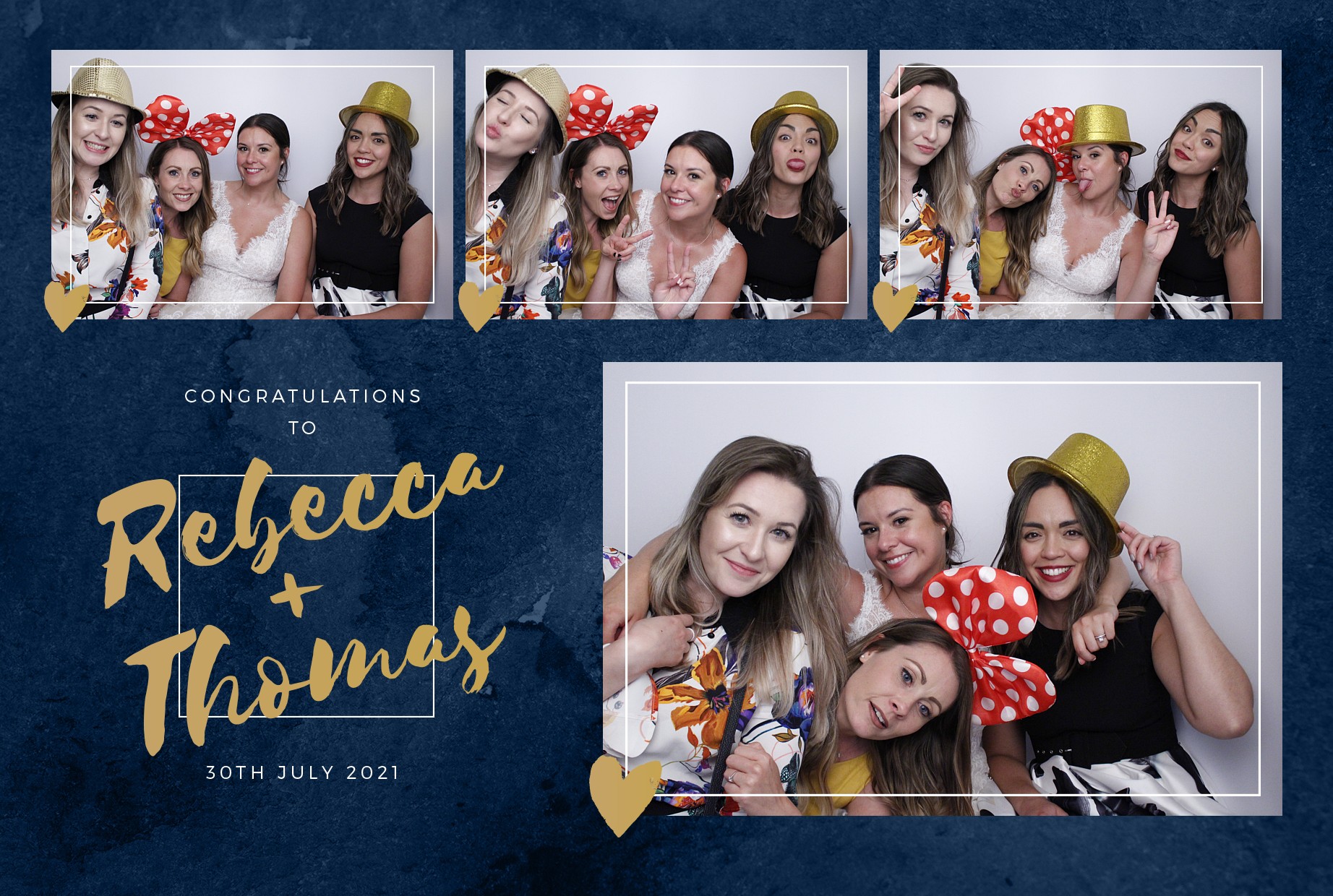 Wedding of Rebecca and Thomas  | View more photos from the event at gallery.myphotoboothexperience.co.uk/u/MyPhotoBoothExperienceLtd/Wedding-of-Rebecca-and-Thomas