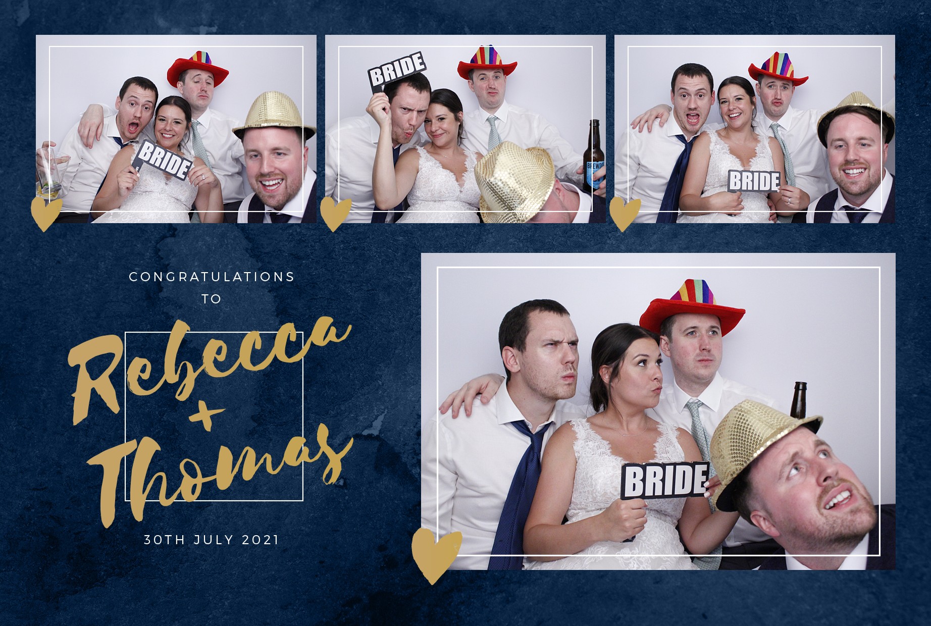 Wedding of Rebecca and Thomas  | View more photos from the event at gallery.myphotoboothexperience.co.uk/u/MyPhotoBoothExperienceLtd/Wedding-of-Rebecca-and-Thomas
