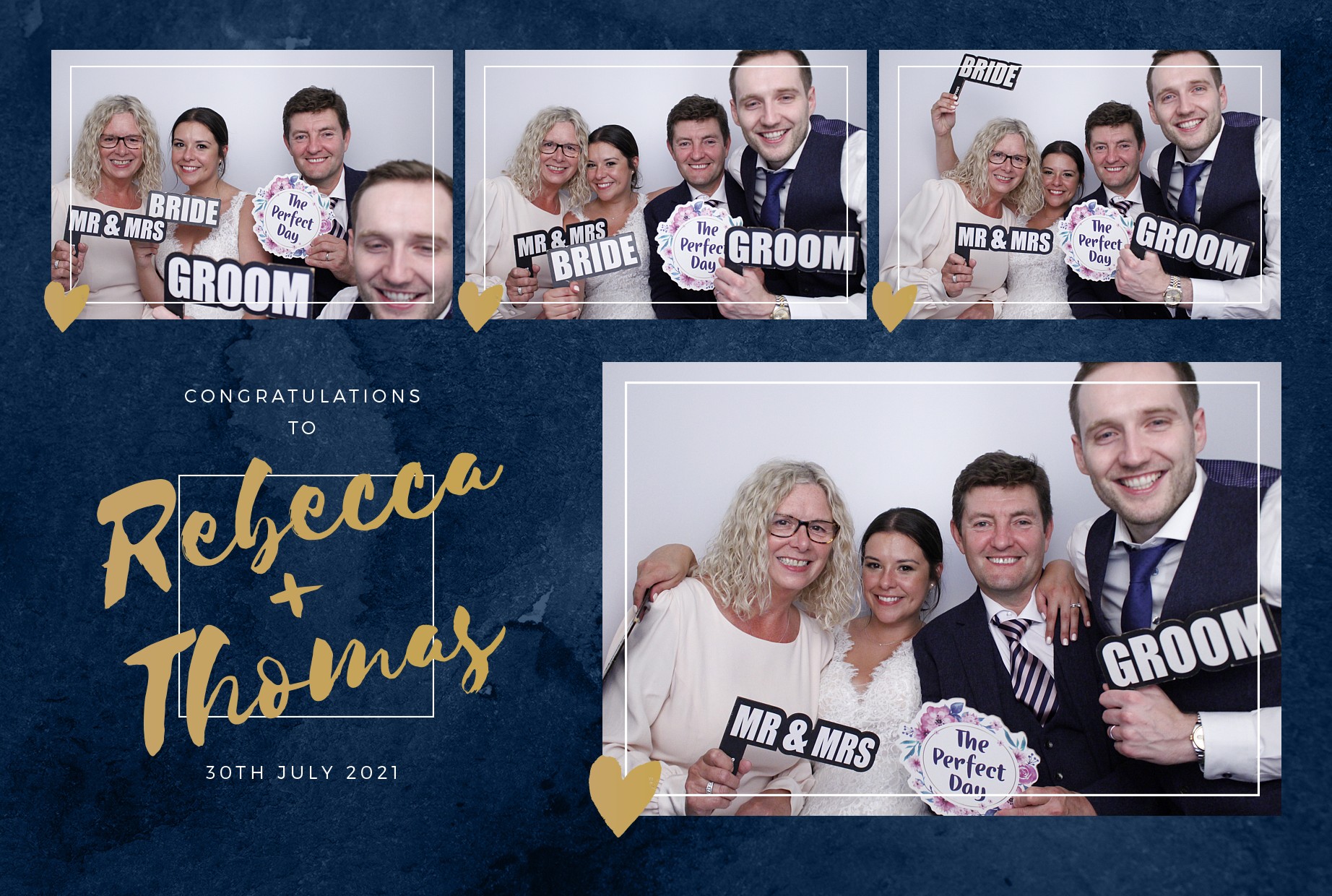 Wedding of Rebecca and Thomas  | View more photos from the event at gallery.myphotoboothexperience.co.uk/u/MyPhotoBoothExperienceLtd/Wedding-of-Rebecca-and-Thomas