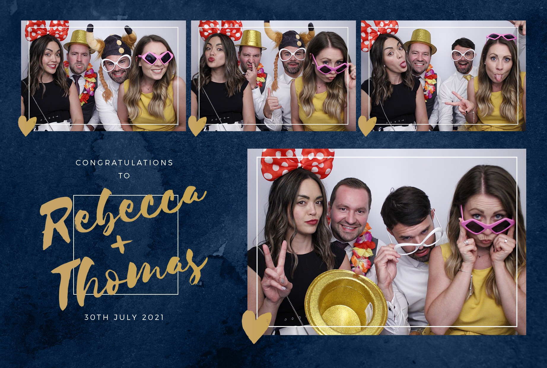 Wedding of Rebecca and Thomas  | View more photos from the event at gallery.myphotoboothexperience.co.uk/u/MyPhotoBoothExperienceLtd/Wedding-of-Rebecca-and-Thomas