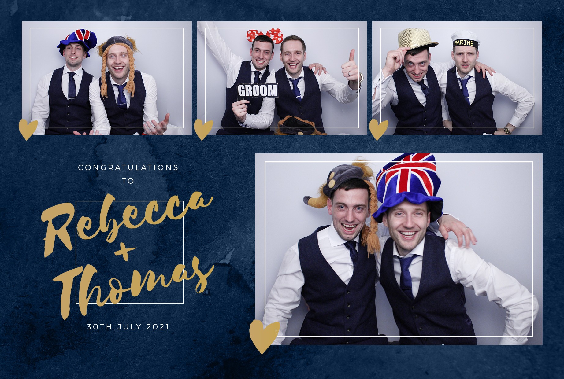 Wedding of Rebecca and Thomas  | View more photos from the event at gallery.myphotoboothexperience.co.uk/u/MyPhotoBoothExperienceLtd/Wedding-of-Rebecca-and-Thomas